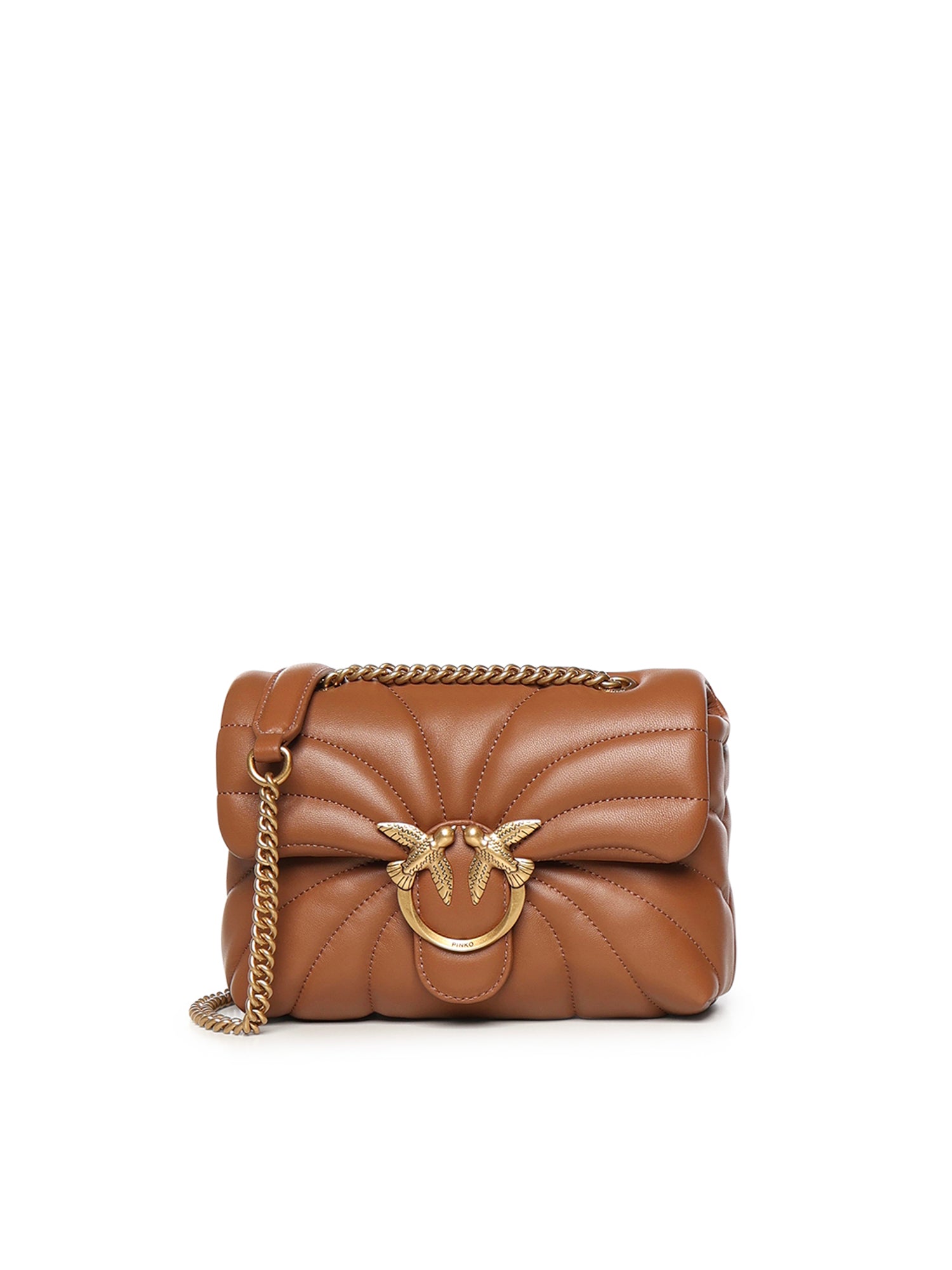 Mini bag Love Bag Puff Butterfly a tracolla in nappa 100039 A1EXL17Q PINKO 
