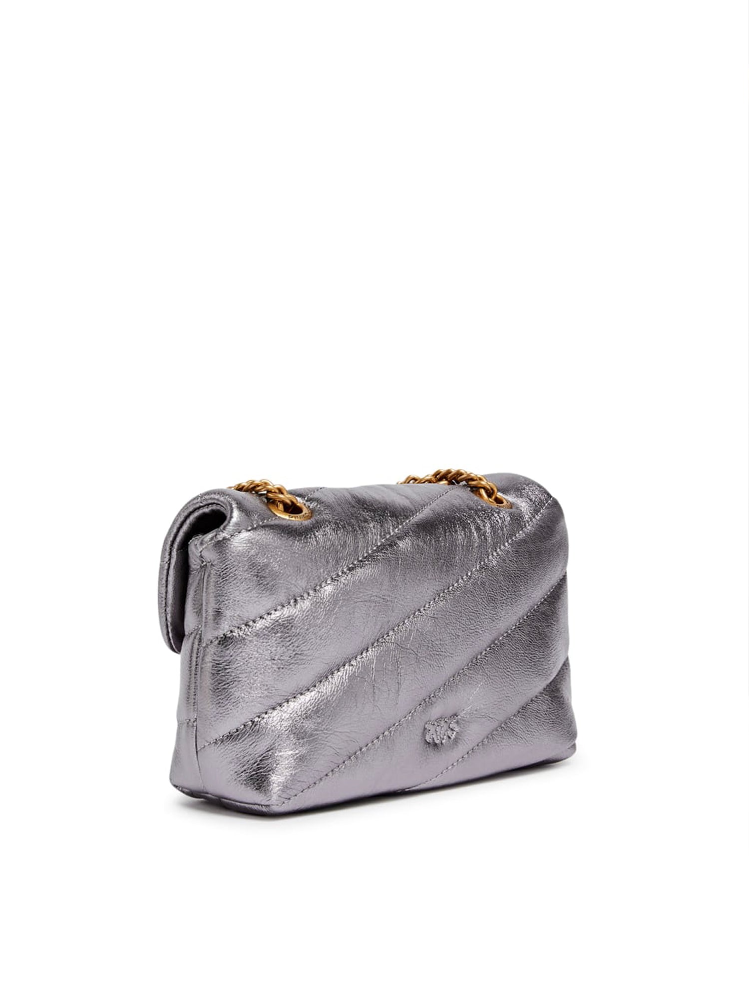 Borsa a tracolla Baby Love Bag Puff in nappa laminata 100040 A360IEHQ PINKO 