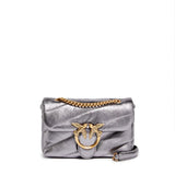 Borsa a tracolla Baby Love Bag Puff in nappa laminata 100040 A360IEHQ PINKO 