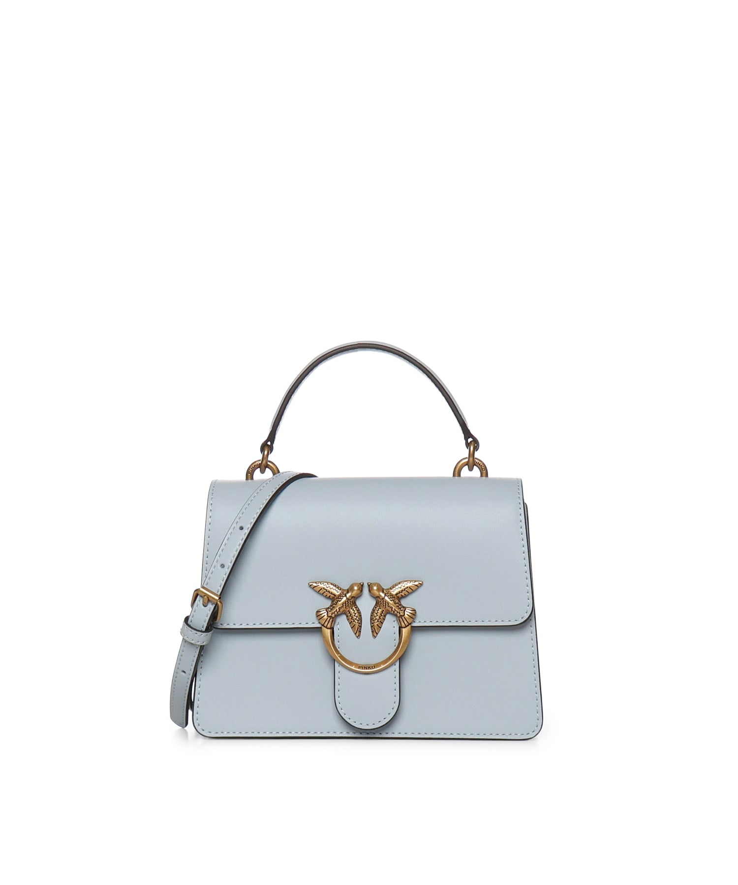 Borsa mini a mano Love Bag Top Handle in pelle 100071 A0F1E37Q PINKO 