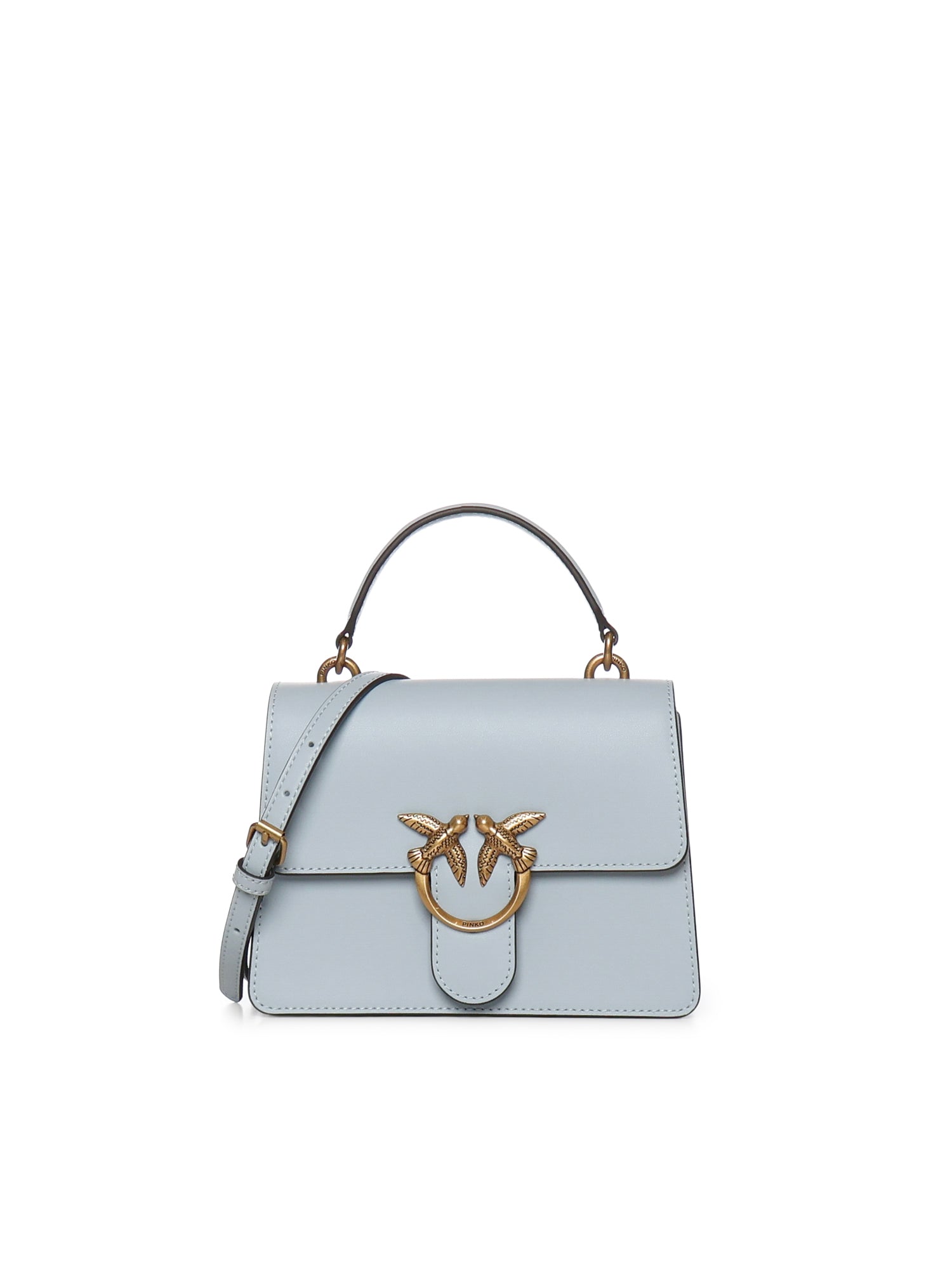 Borsa mini a mano Love Bag Top Handle in pelle 100071 A0F1E37Q PINKO 