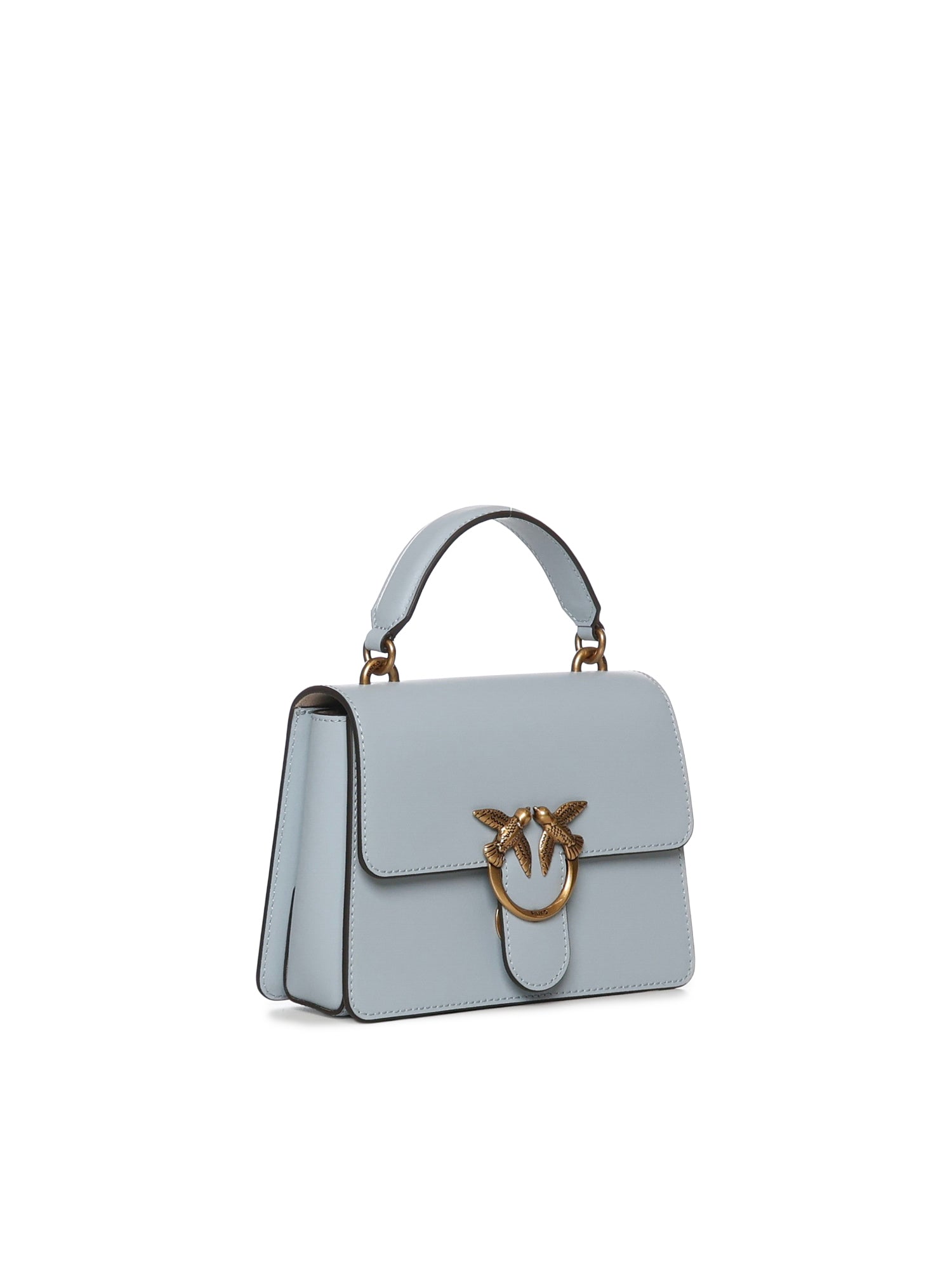 Borsa mini a mano Love Bag Top Handle in pelle 100071 A0F1E37Q PINKO 
