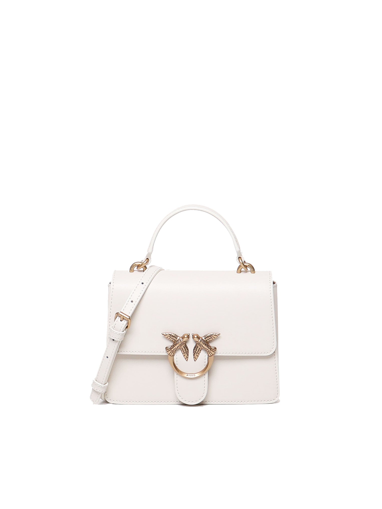 Borsa mini a mano Love Bag Top Handle in pelle 100071 A0F1Z14Q PINKO 
