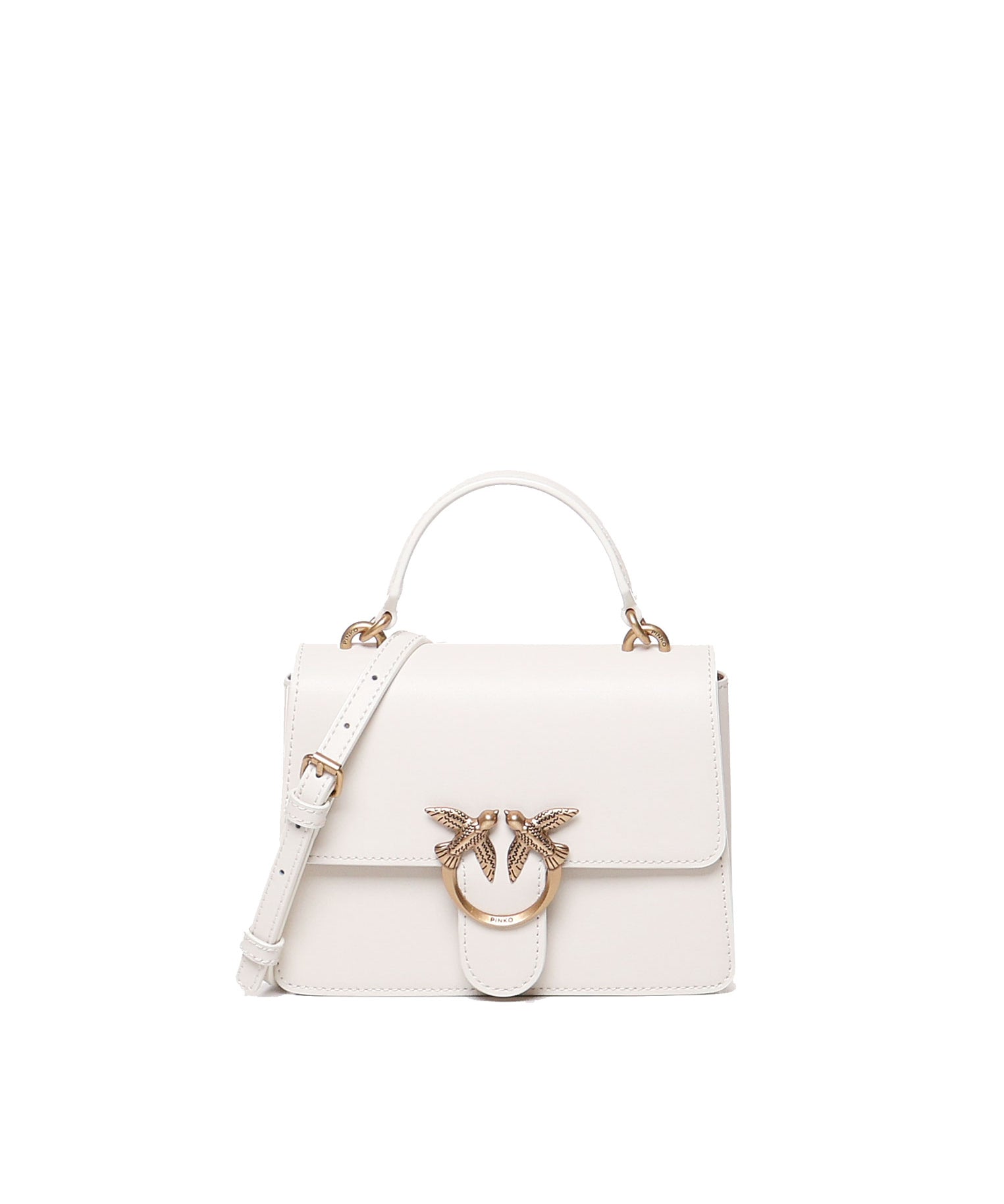 Borsa mini a mano Love Bag Top Handle in pelle 100071 A0F1Z14Q PINKO 