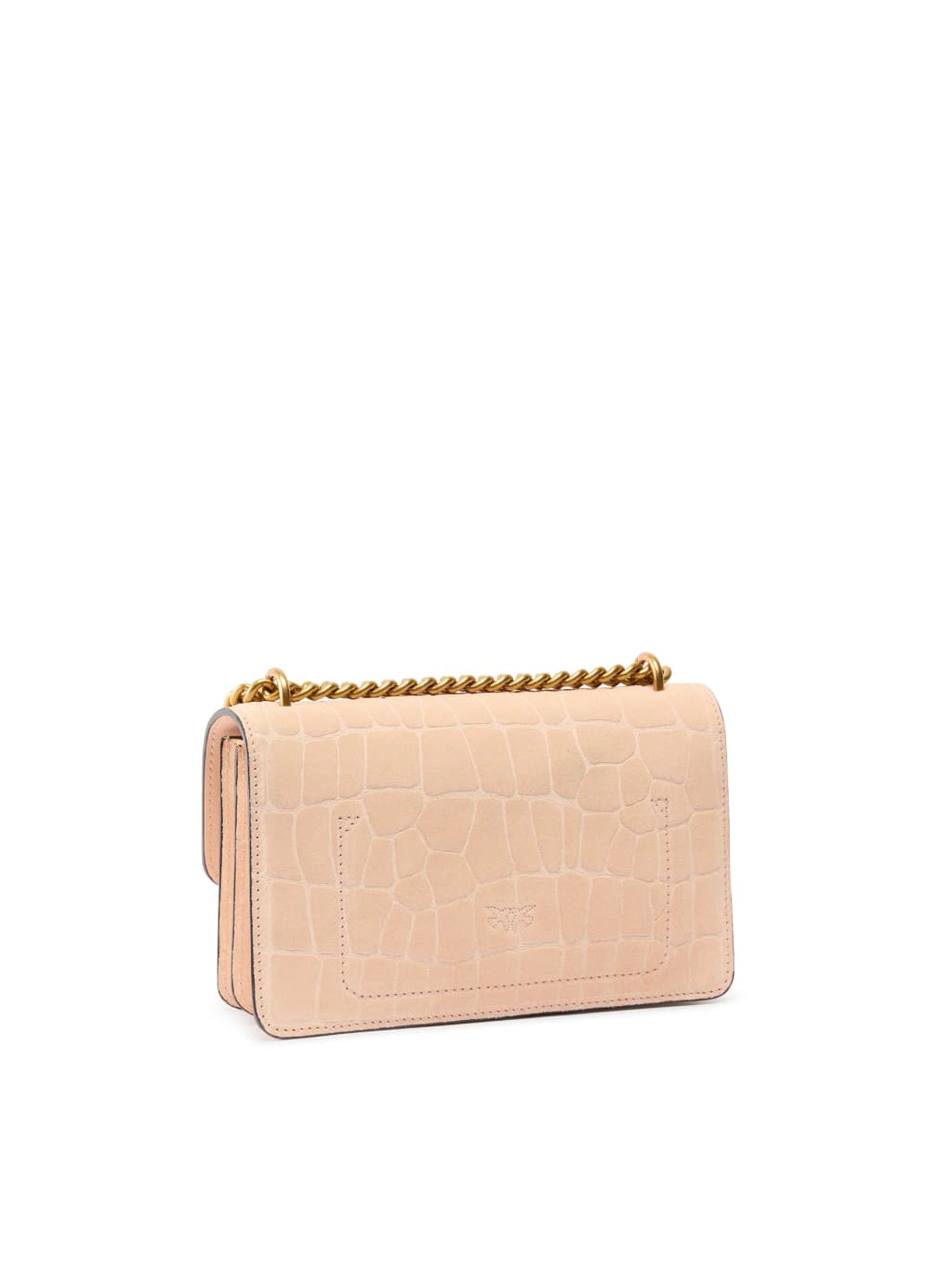 Borsa a tracolla Mini Love Bag One in pelle stampa coccodrillo 100074 A2YWA28Q PINKO 