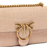 Borsa a tracolla Mini Love Bag One in pelle stampa coccodrillo 100074 A2YWA28Q PINKO 