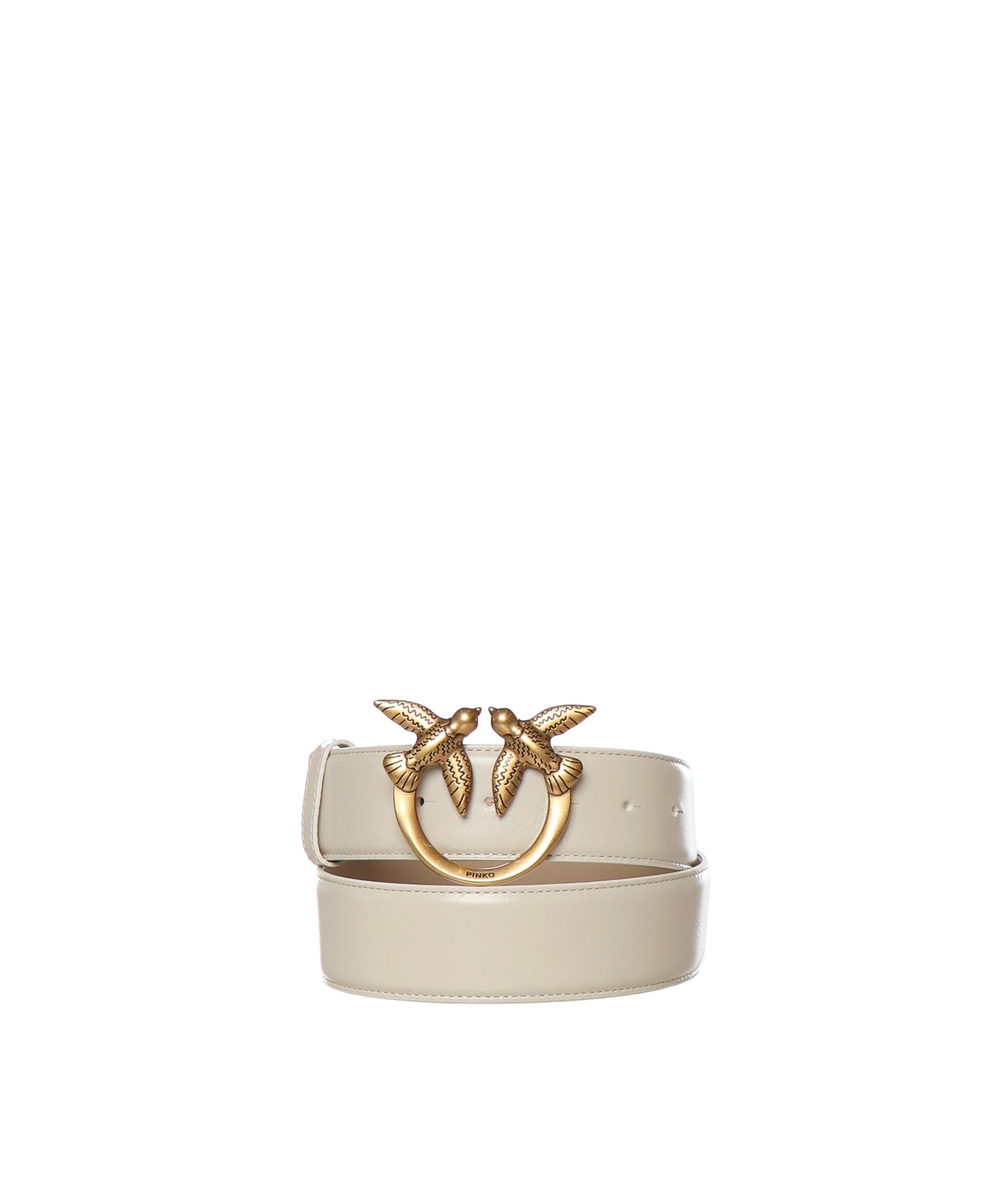 Cintura in pelle con logo 100120 A31JYB4Q PINKO 
