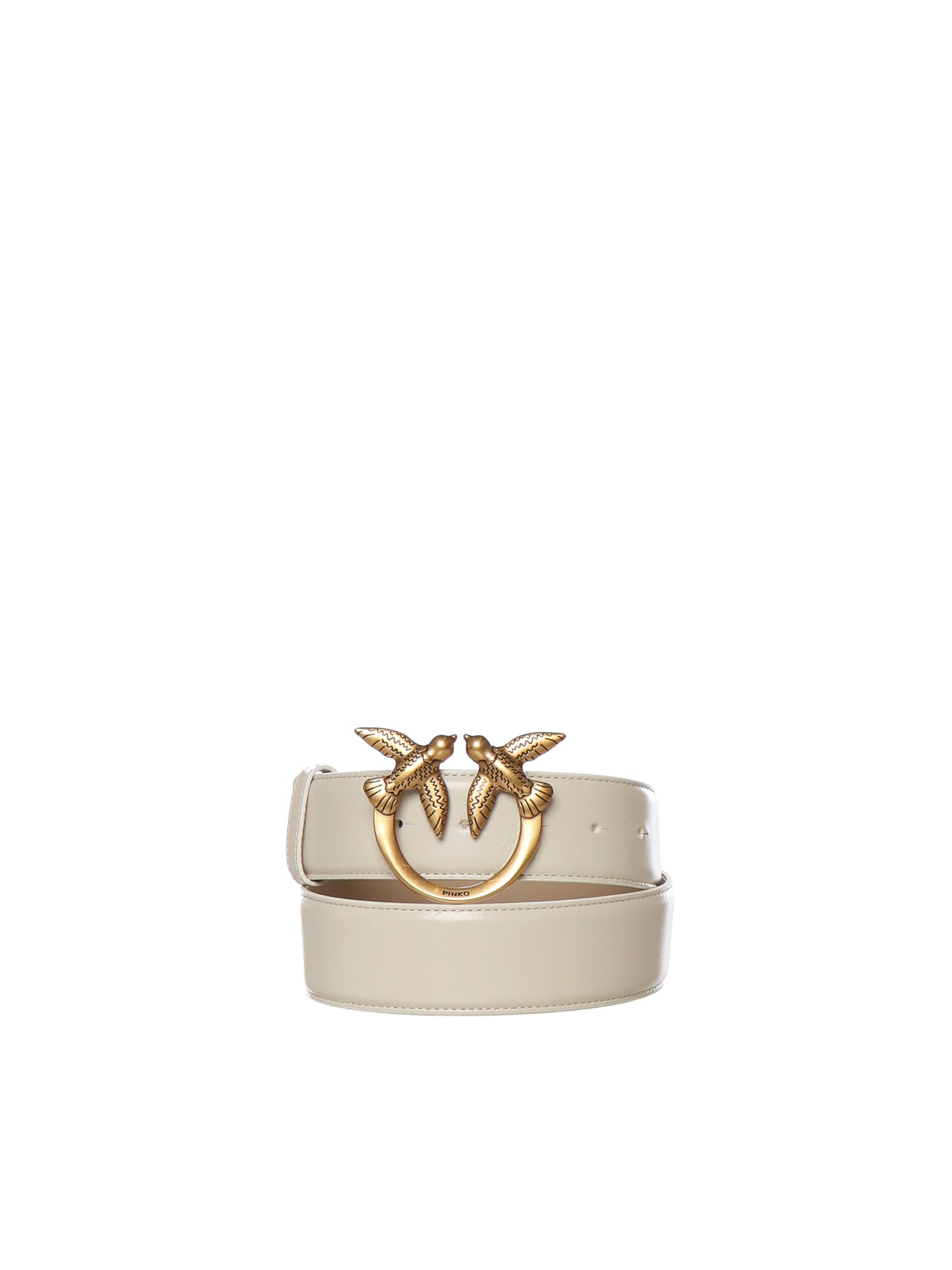 Cintura in pelle con logo 100120 A31JYB4Q PINKO 
