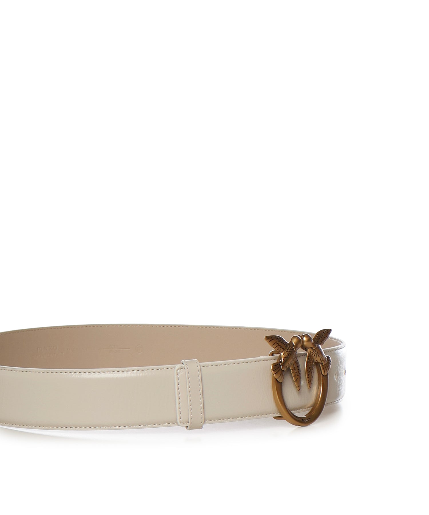 Cintura in pelle con logo 100120 A31JYB4Q PINKO 