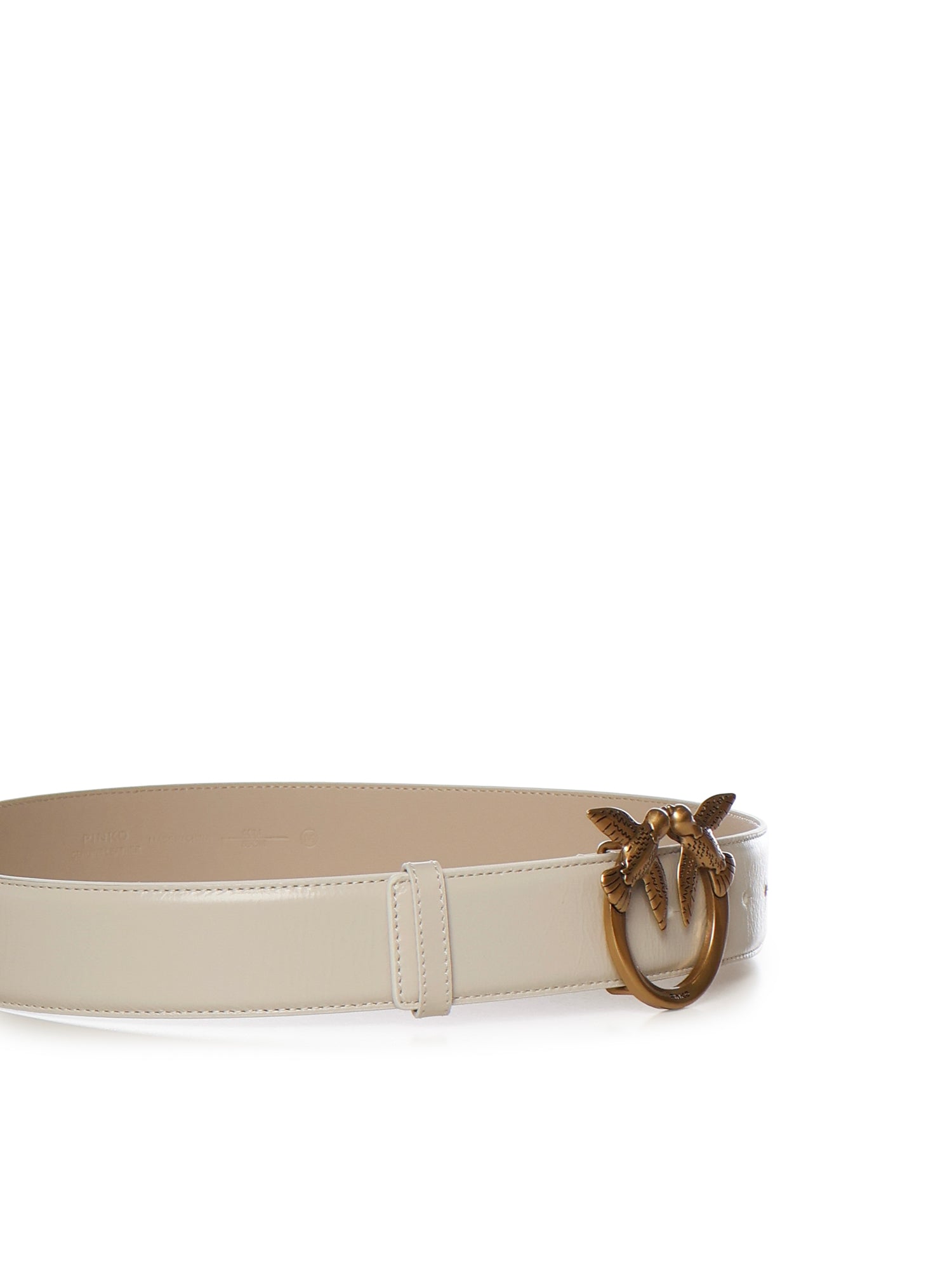 Cintura in pelle con logo 100120 A31JYB4Q PINKO 