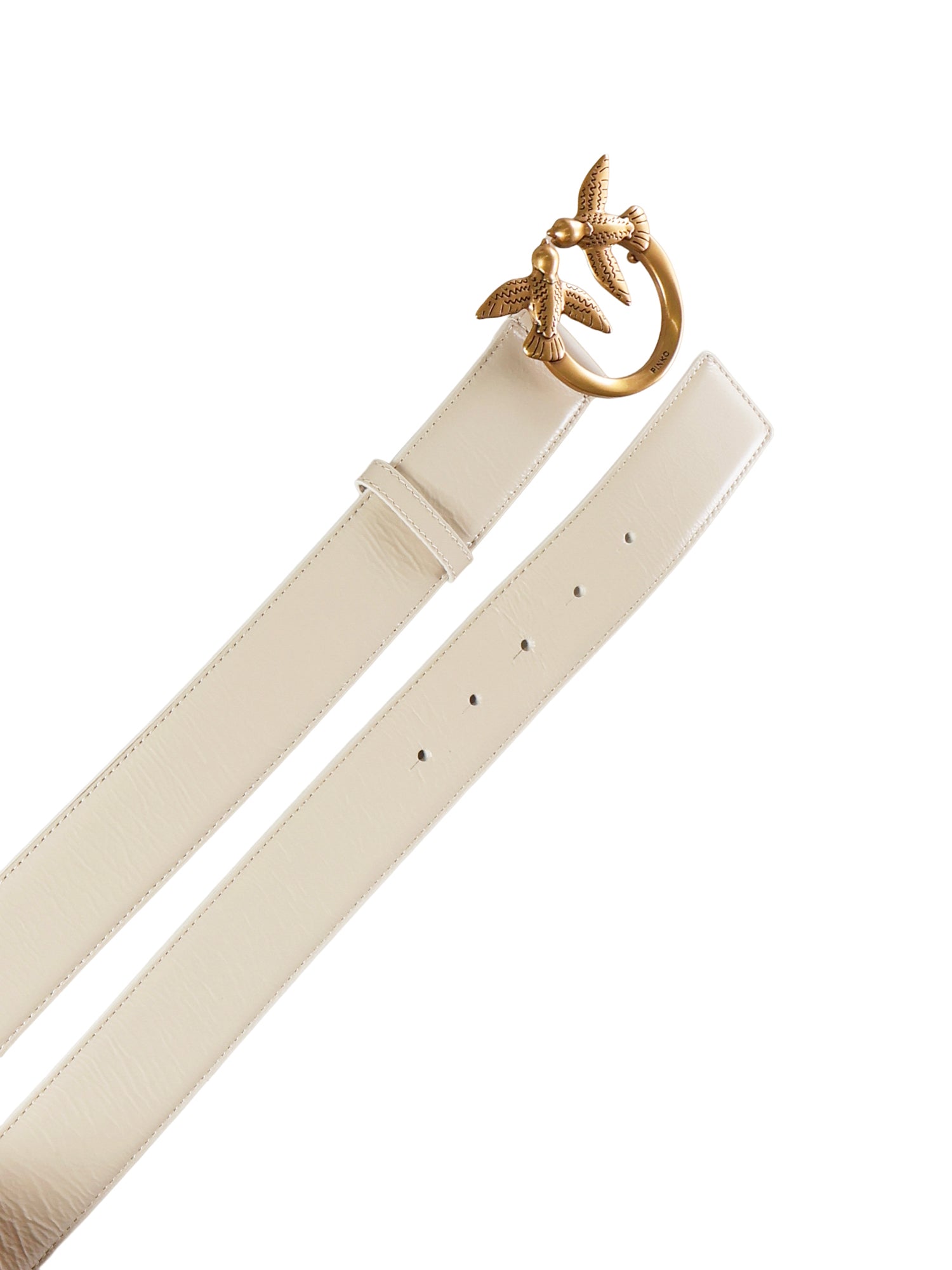 Cintura in pelle con logo 100120 A31JYB4Q PINKO 
