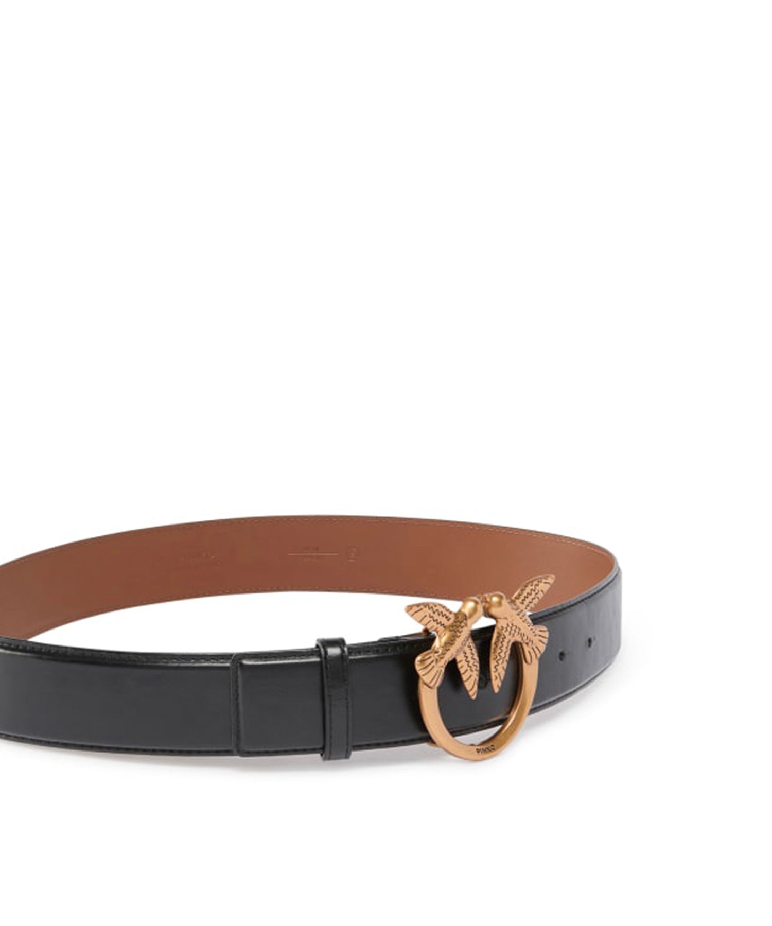 Cintura in pelle con fibbia Love Birds 100120 A31JZL2Q PINKO 