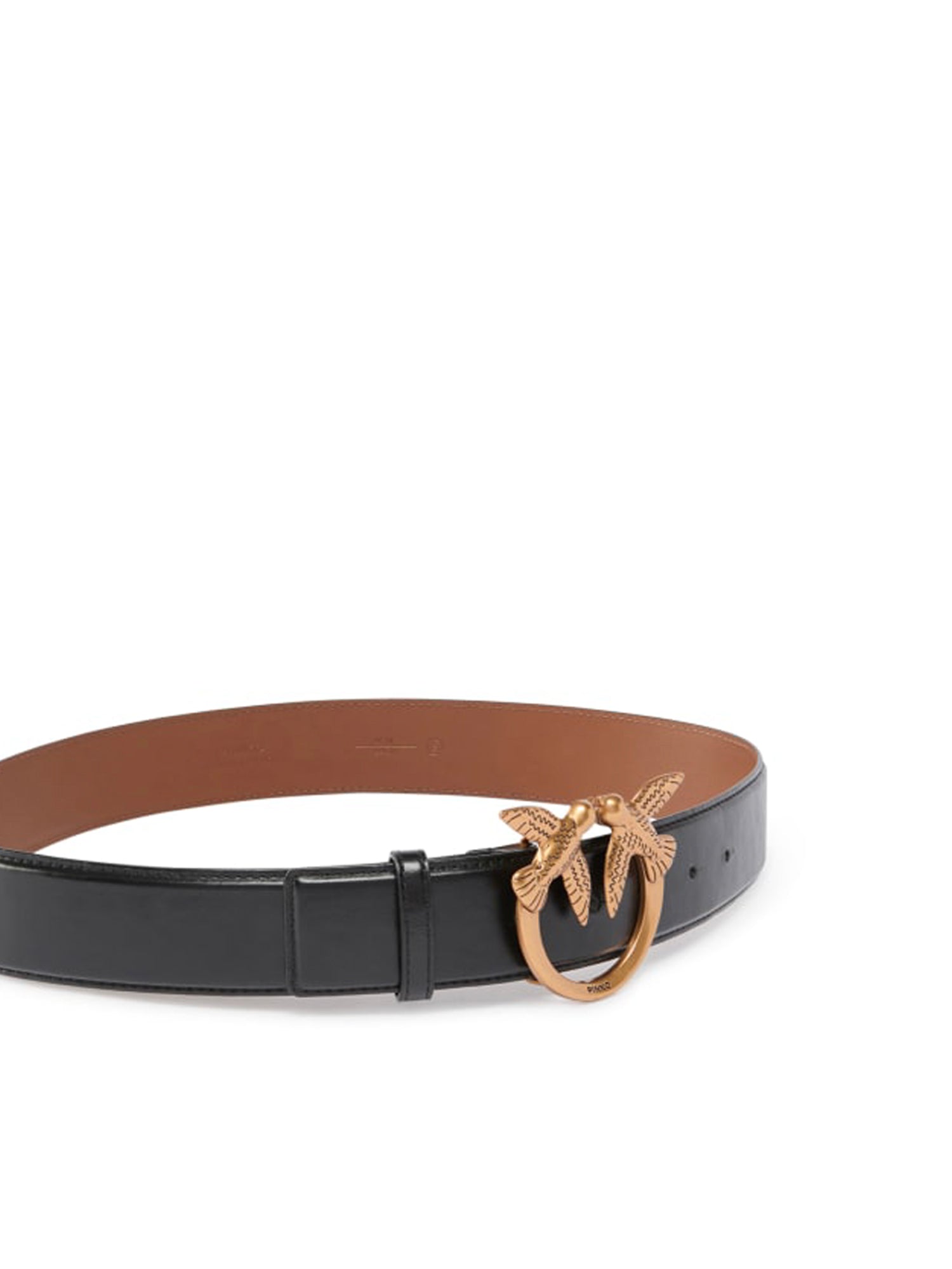 Cintura in pelle con fibbia Love Birds 100120 A31JZL2Q PINKO 