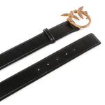 Cintura in pelle con fibbia Love Birds 100120 A31JZL2Q PINKO 