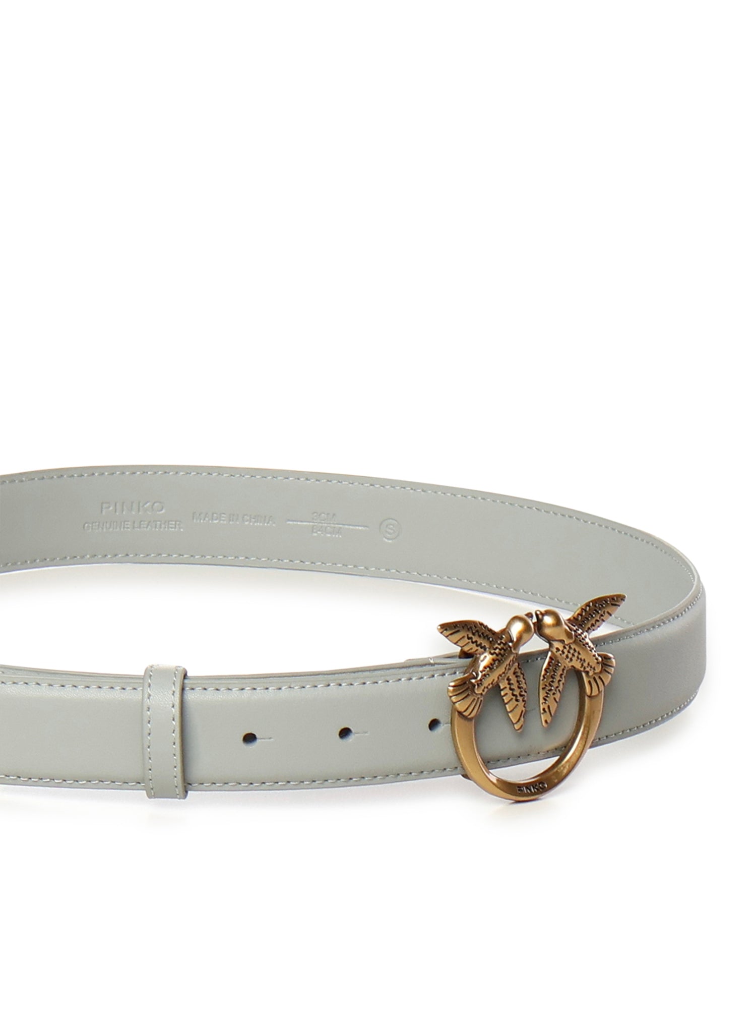 Cintura Love Birds in pelle 100125 A0F1K32Q PINKO 