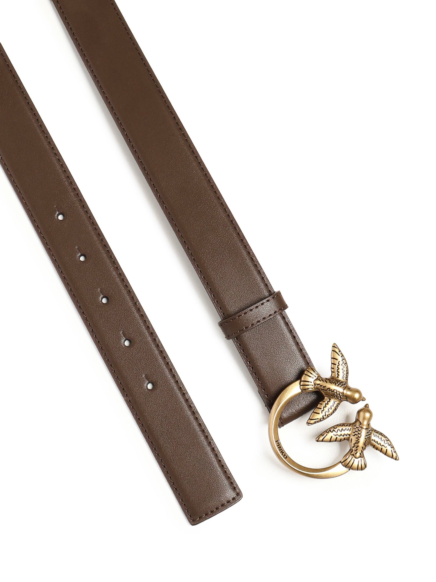 Cintura Love Birds in pelle 100125 A0F1L74Q PINKO 