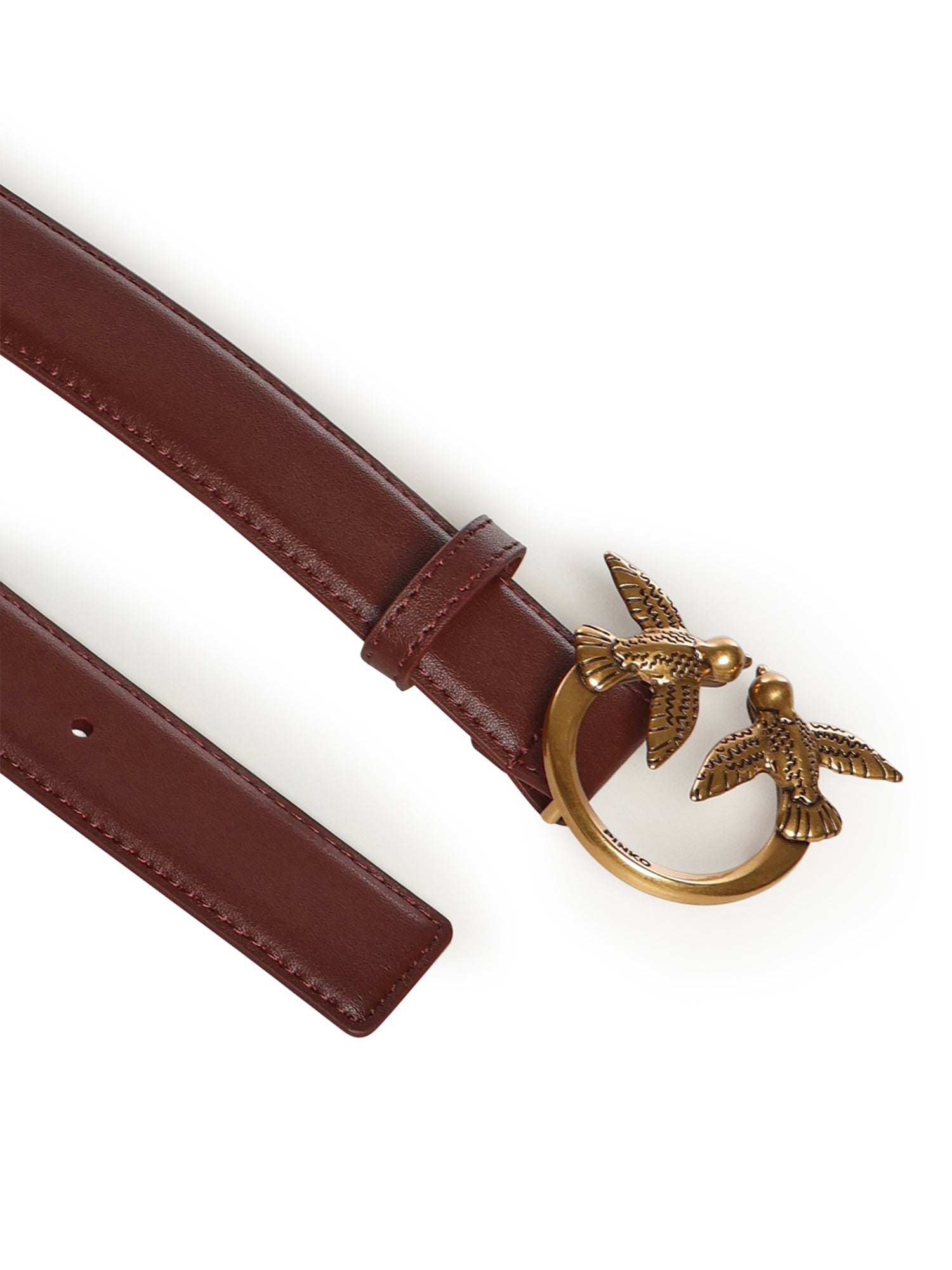 Cintura Love Birds in pelle 100125 A0F1R49Q PINKO 
