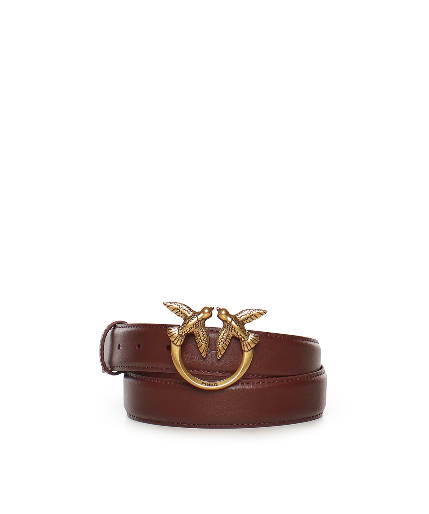 Cintura Love Birds in pelle 100125 A0F1R49Q PINKO 