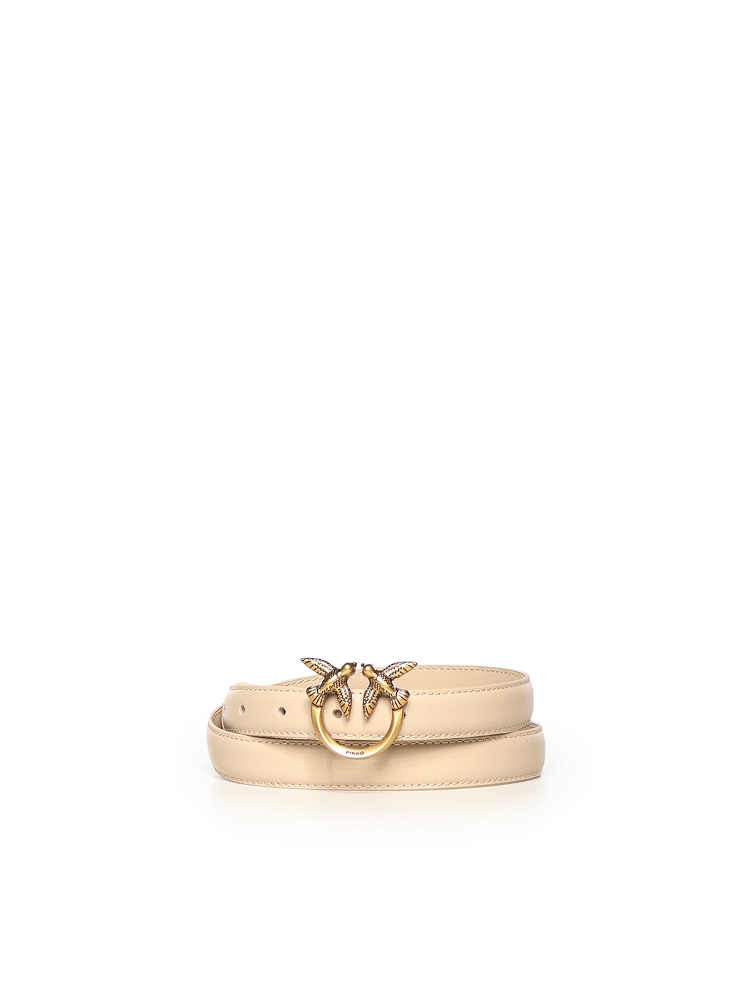 Cintura sottile Love Birds in pelle 100143 A0F1C50Q PINKO 