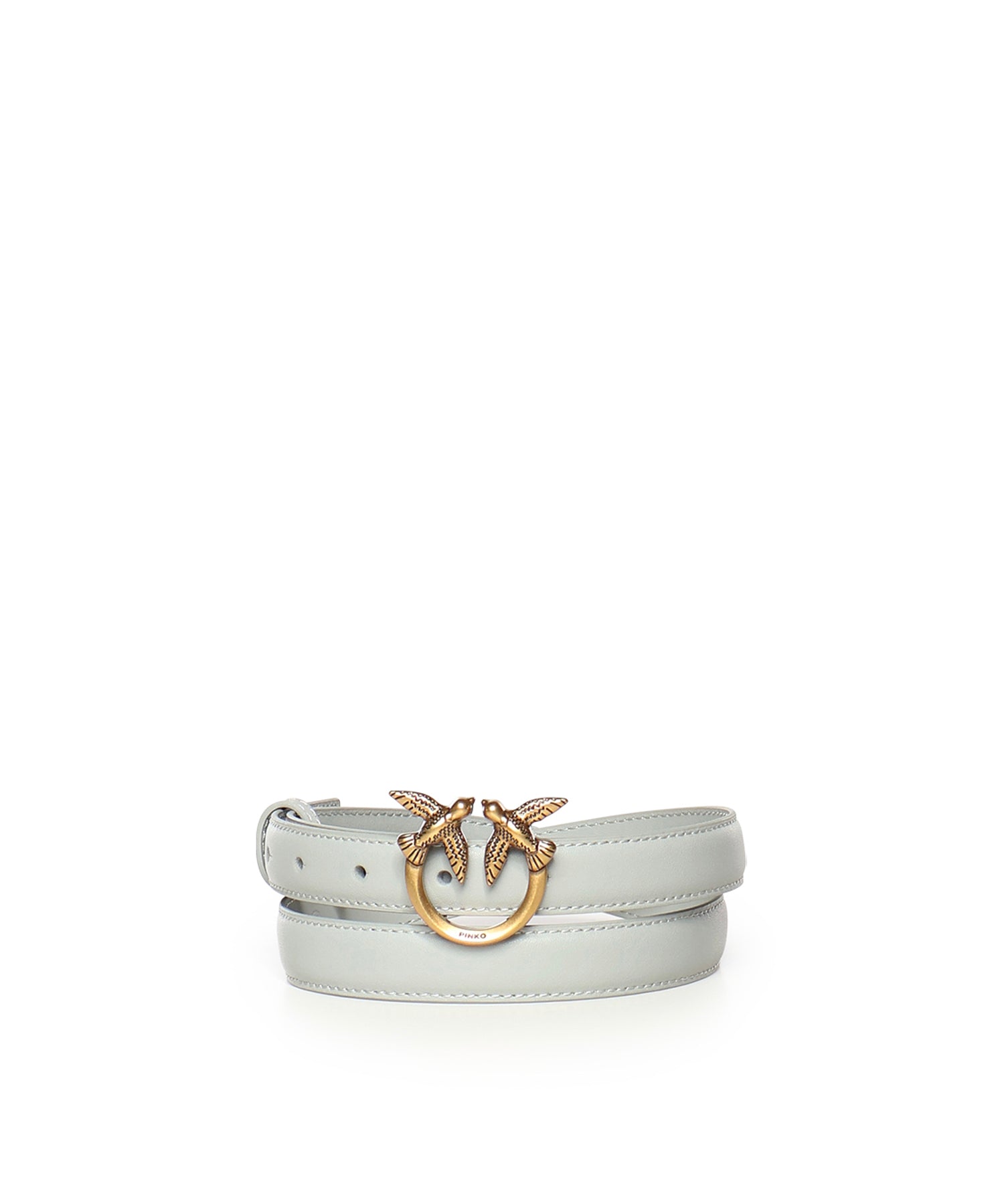 Cintura sottile Love Birds in pelle 100143 A0F1K32Q PINKO 
