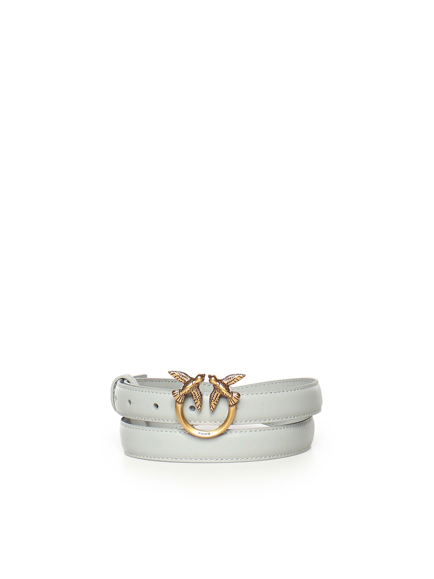 Cintura sottile Love Birds in pelle 100143 A0F1K32Q PINKO 