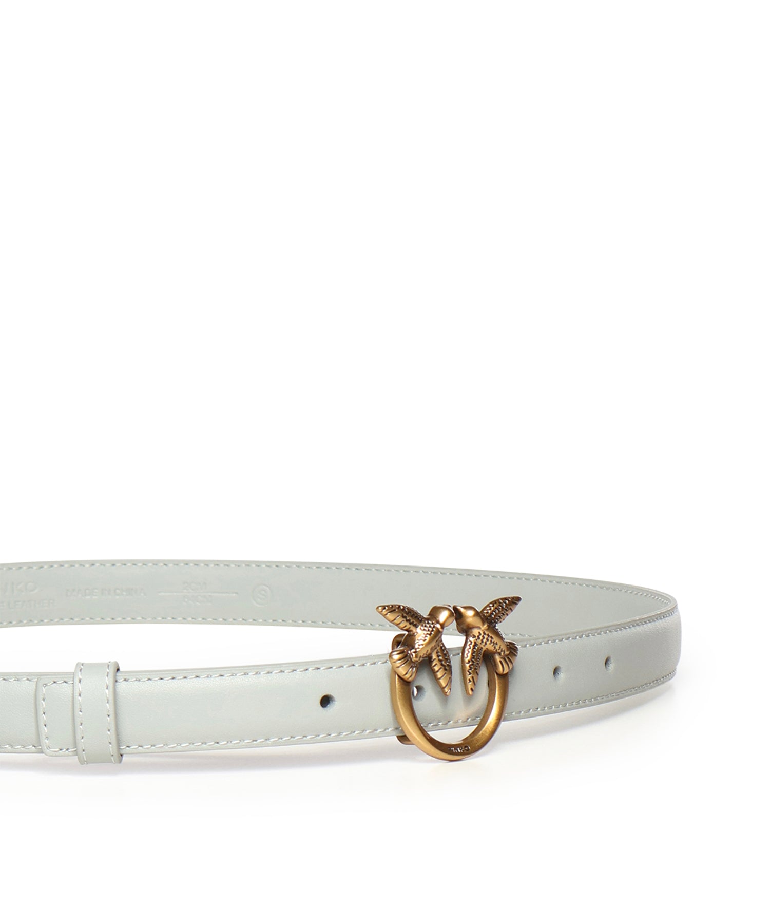 Cintura sottile Love Birds in pelle 100143 A0F1K32Q PINKO 