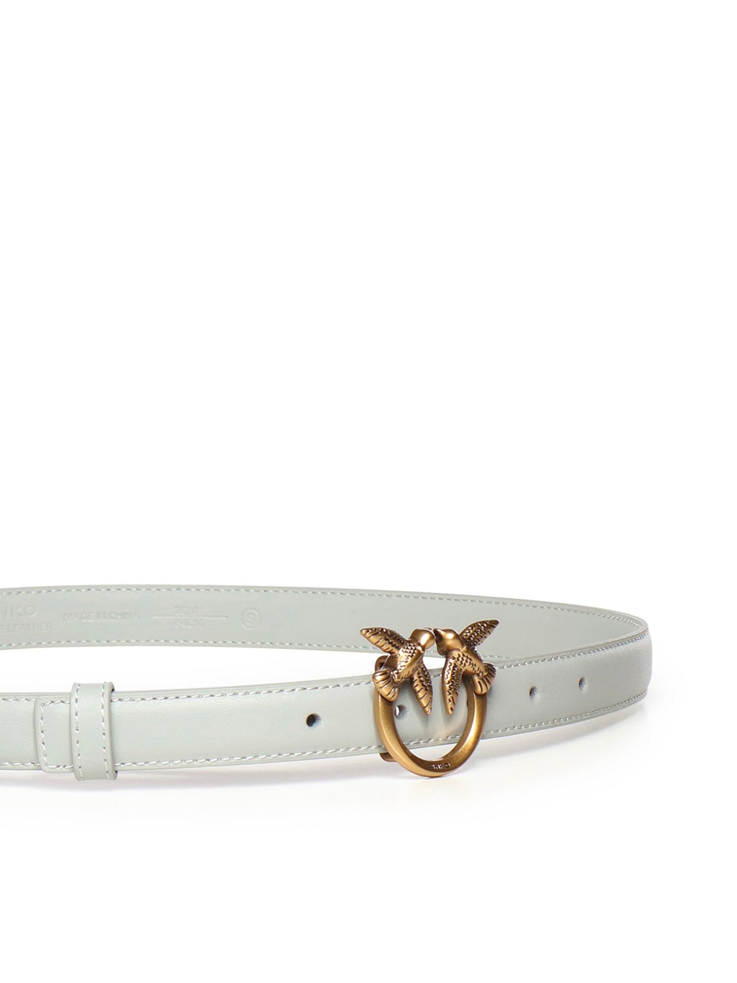 Cintura sottile Love Birds in pelle 100143 A0F1K32Q PINKO 