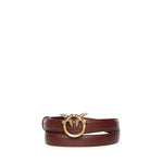 Cintura sottile Love Birds in pelle 100143 A0F1R49Q PINKO 