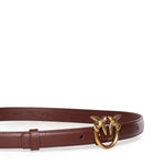 Cintura sottile Love Birds in pelle 100143 A0F1R49Q PINKO 