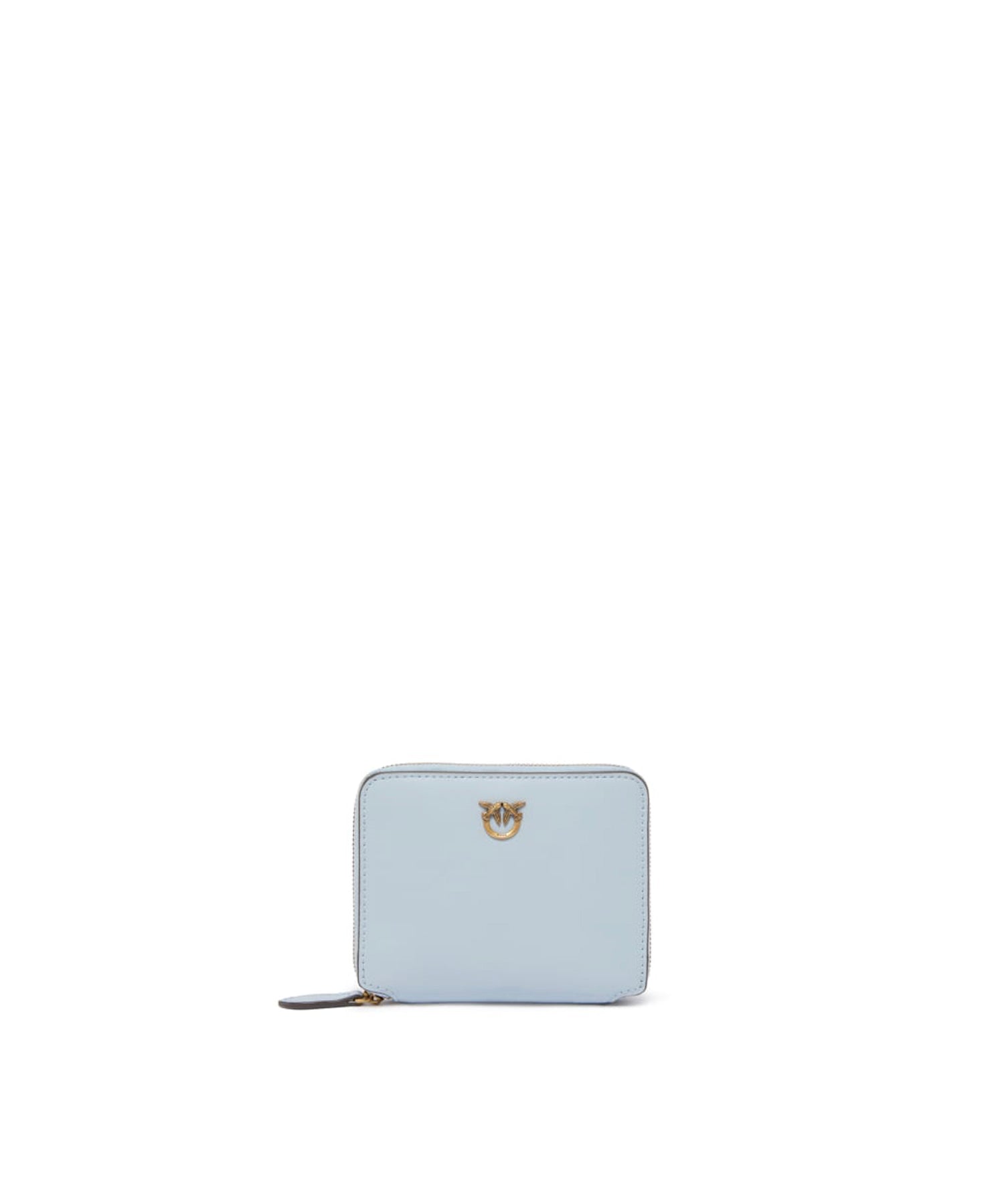 Portafoglio quadrato zip-around in pelle 100249 A0F1E37Q PINKO 