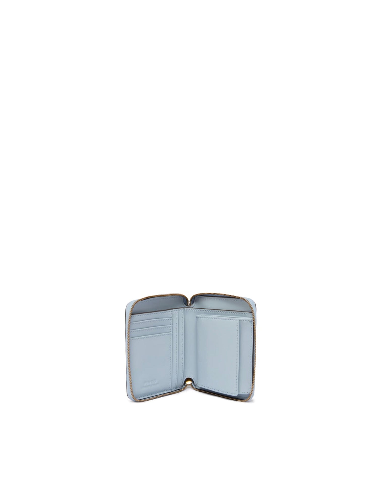 Portafoglio quadrato zip-around in pelle 100249 A0F1E37Q PINKO 