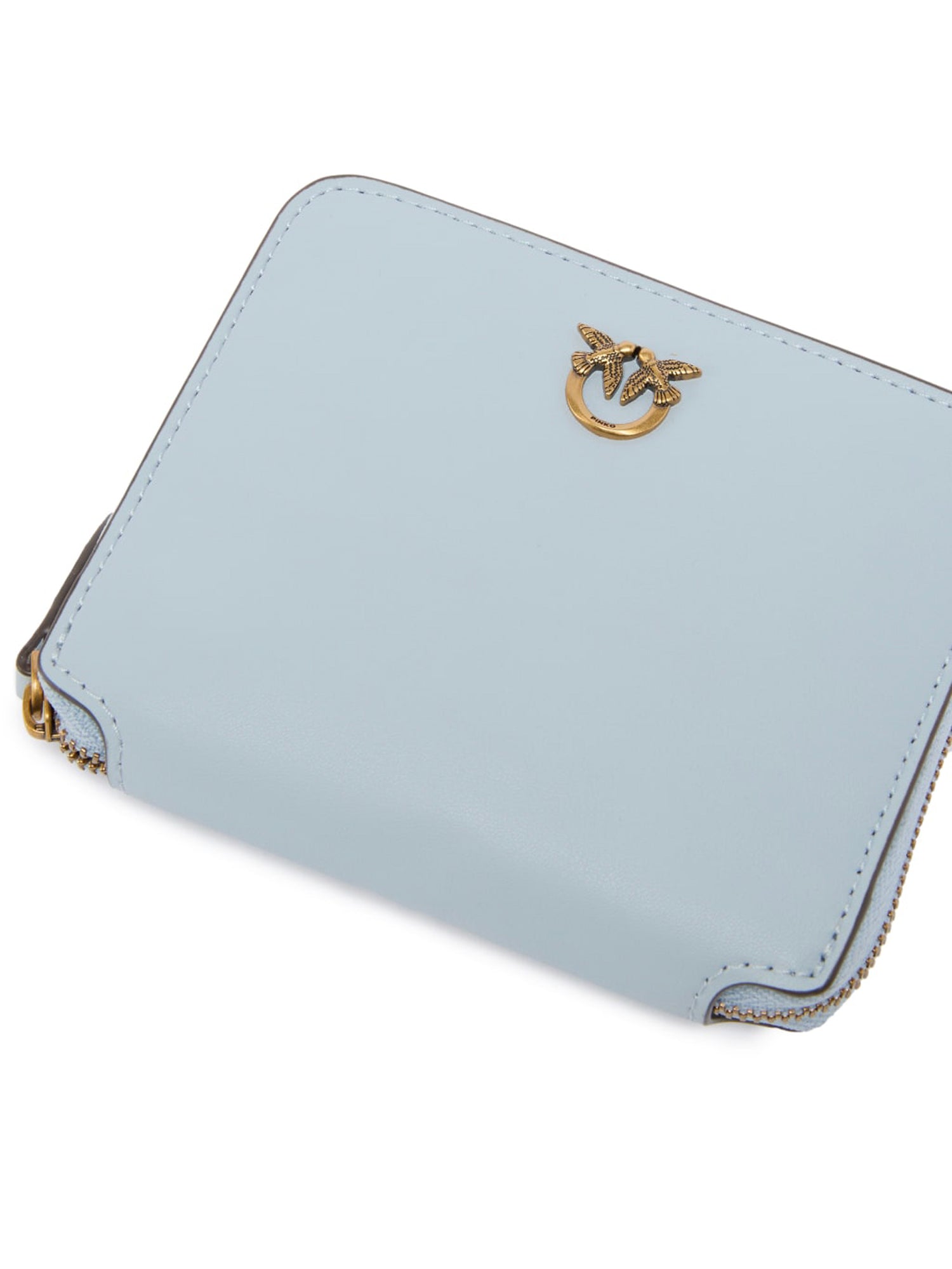 Portafoglio quadrato zip-around in pelle 100249 A0F1E37Q PINKO 