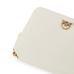 Portafoglio quadrato zip-around in pelle 100249 A0F1Z14Q PINKO 