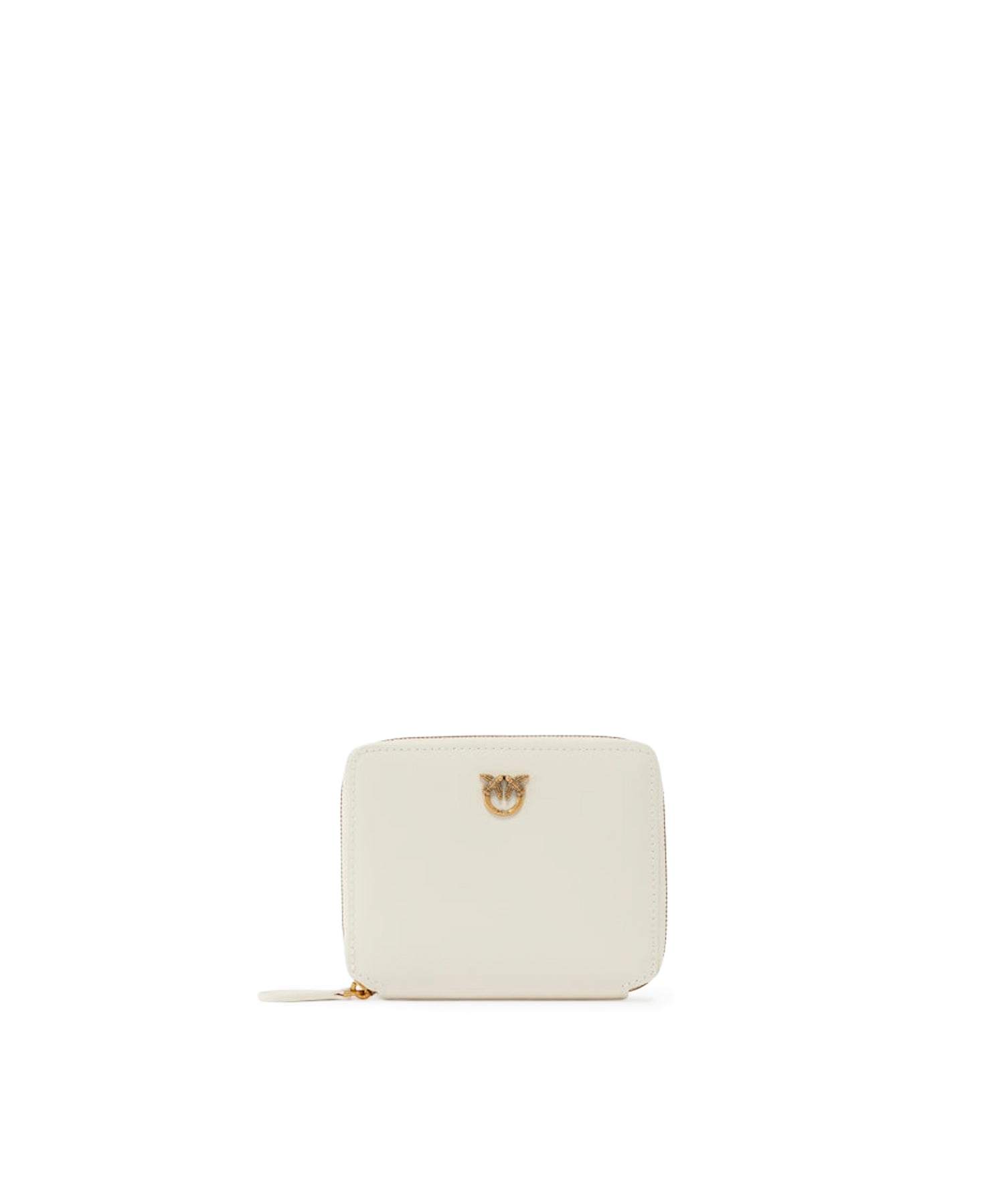 Portafoglio quadrato zip-around in pelle 100249 A0F1Z14Q PINKO 