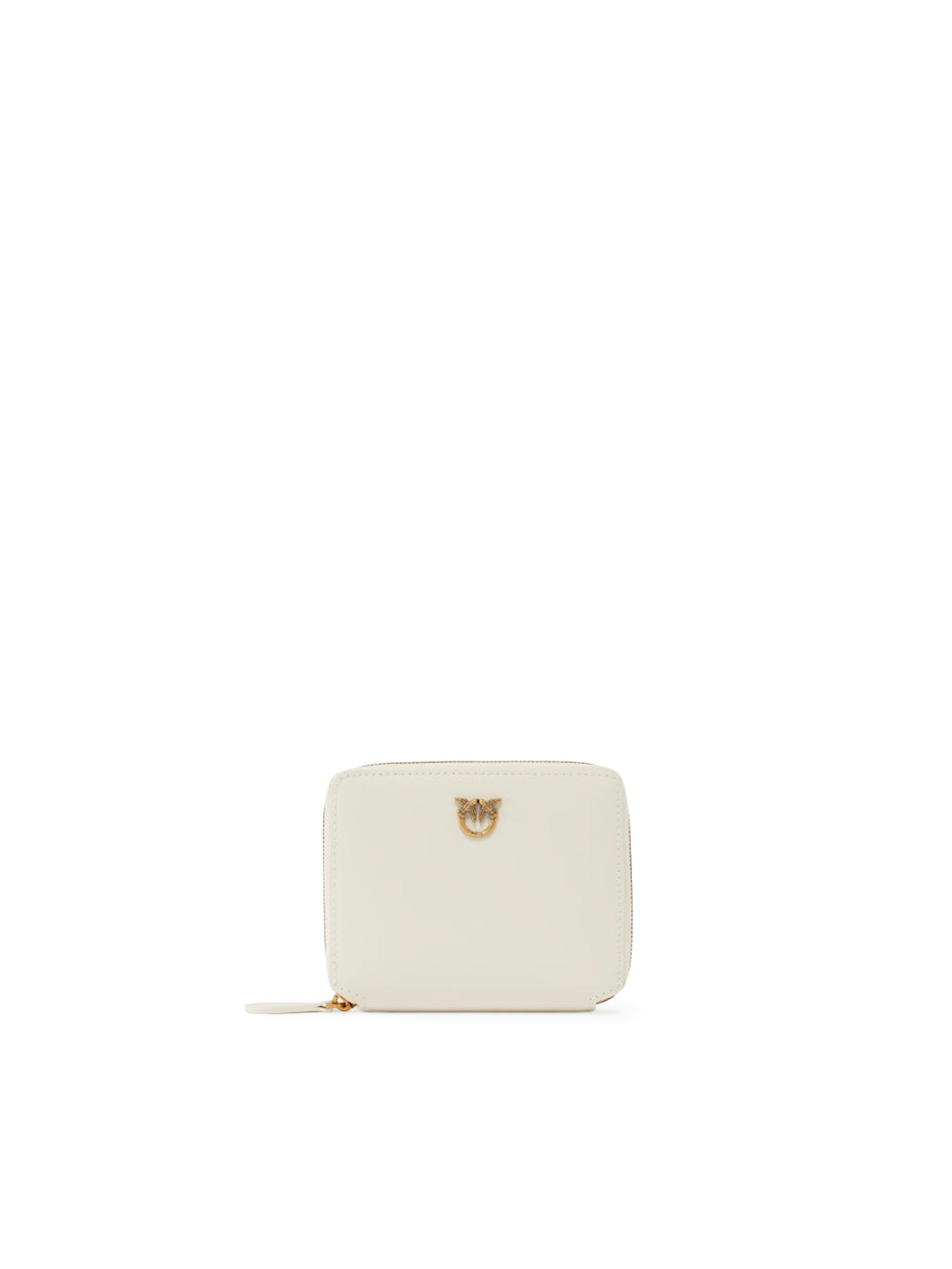 Portafoglio quadrato zip-around in pelle 100249 A0F1Z14Q PINKO 