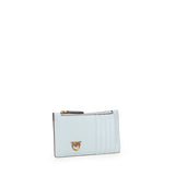 Porta carte con zip in pelle 100251 A0F1E37Q PINKO 