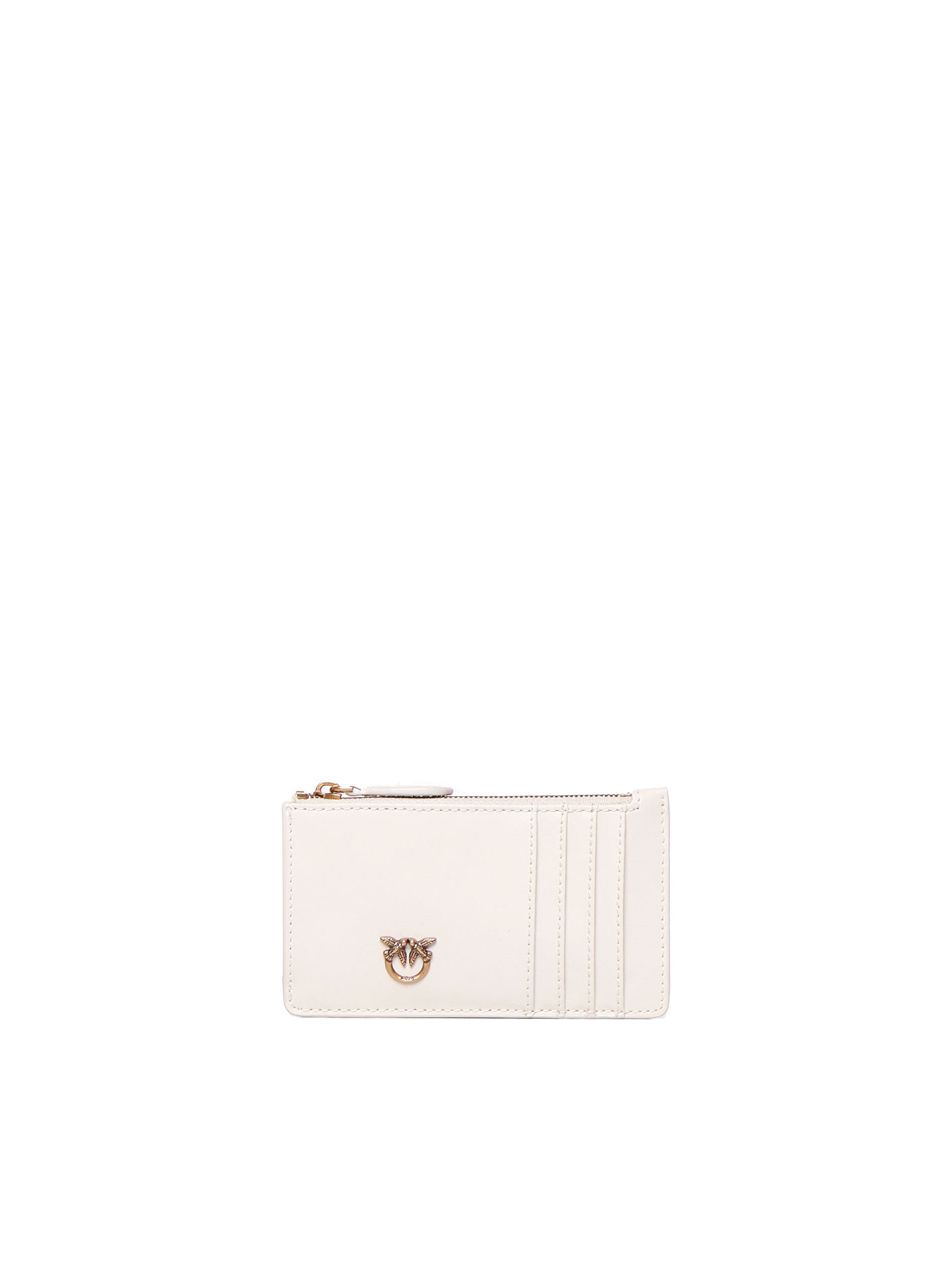 Porta carte con zip in pelle 100251 A0F1Z14Q PINKO 