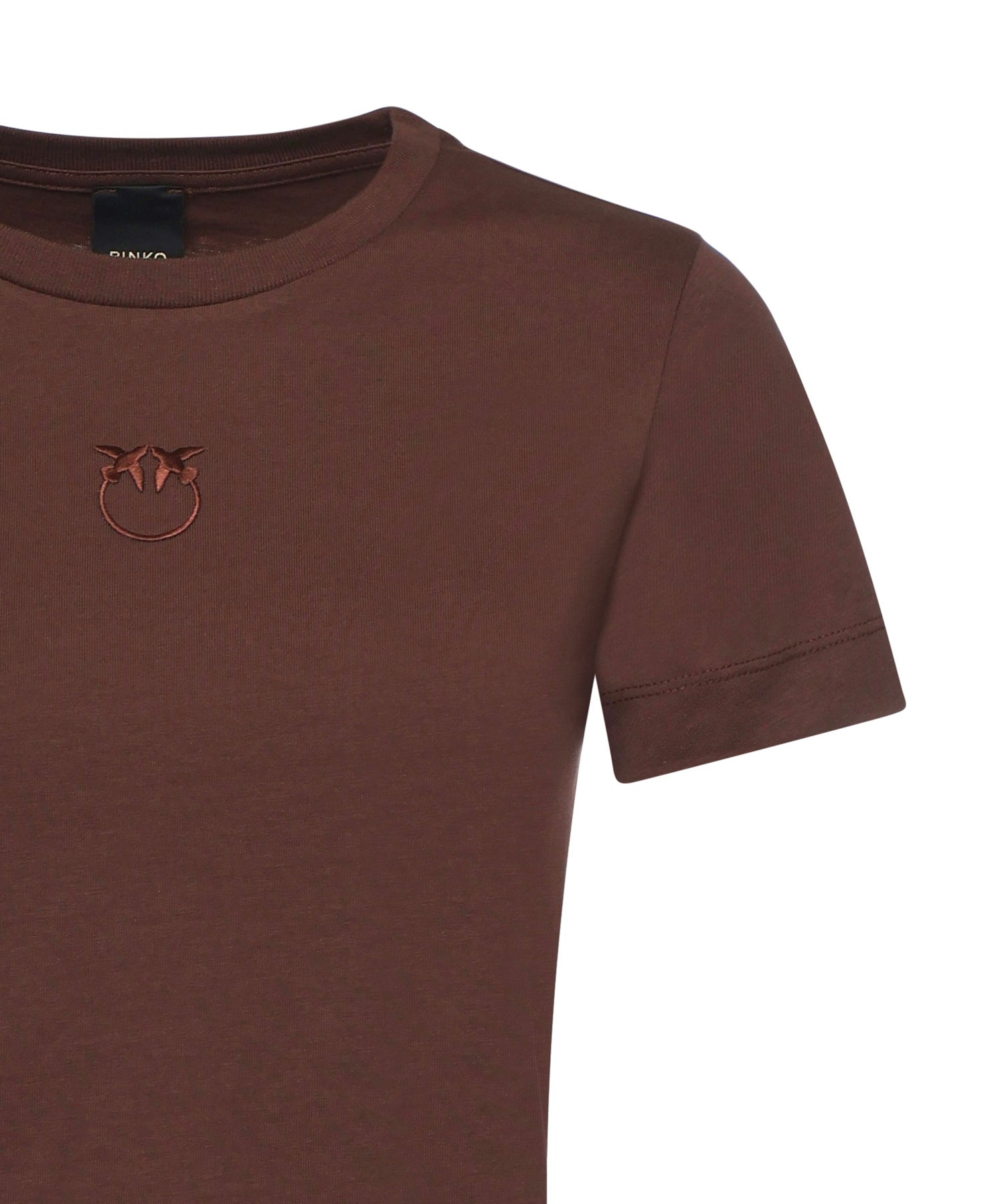 T-shirt con logo Love Birds 100355 A339L78 PINKO 