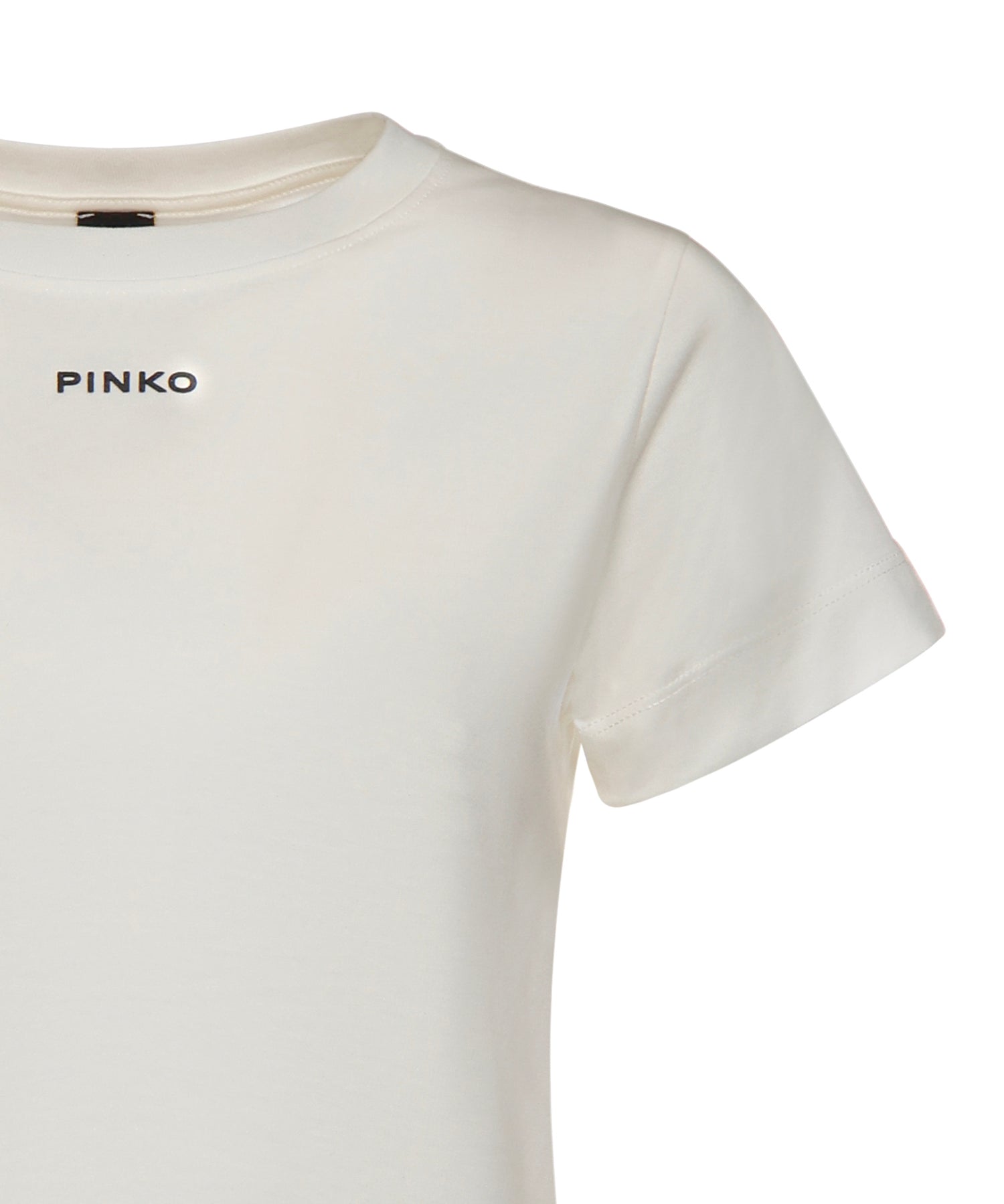 T-shirt con logo lettering 100373 A34FZ05 PINKO 