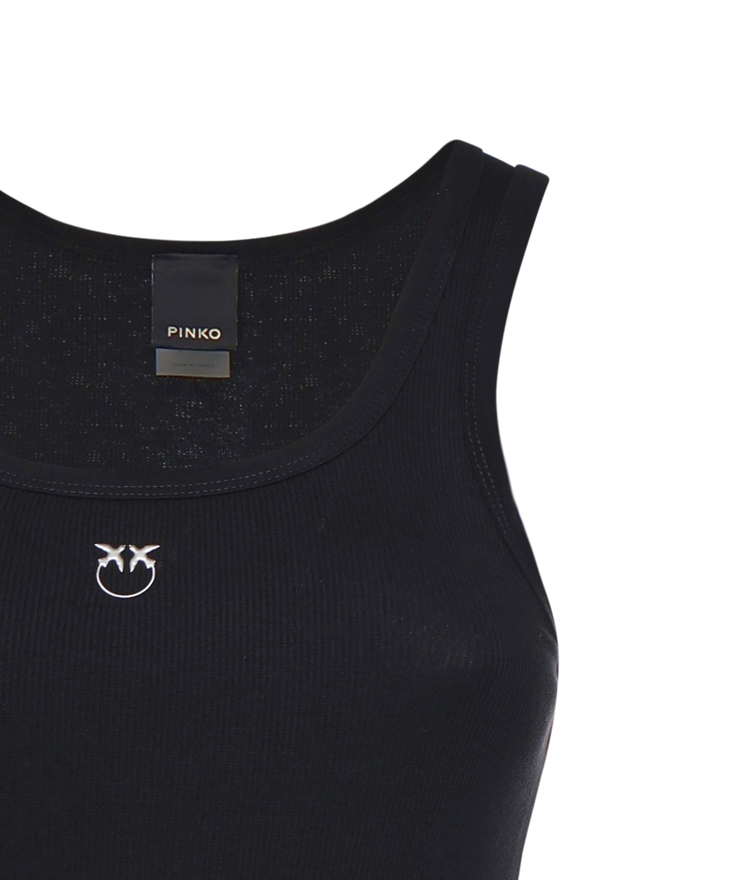 Canotta con logo Love Birds 100807 A338Z99 PINKO 