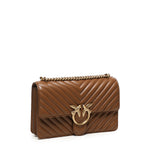 Borsa media a tracolla Love Bag One Chevron 100941 A0GKL17Q PINKO 