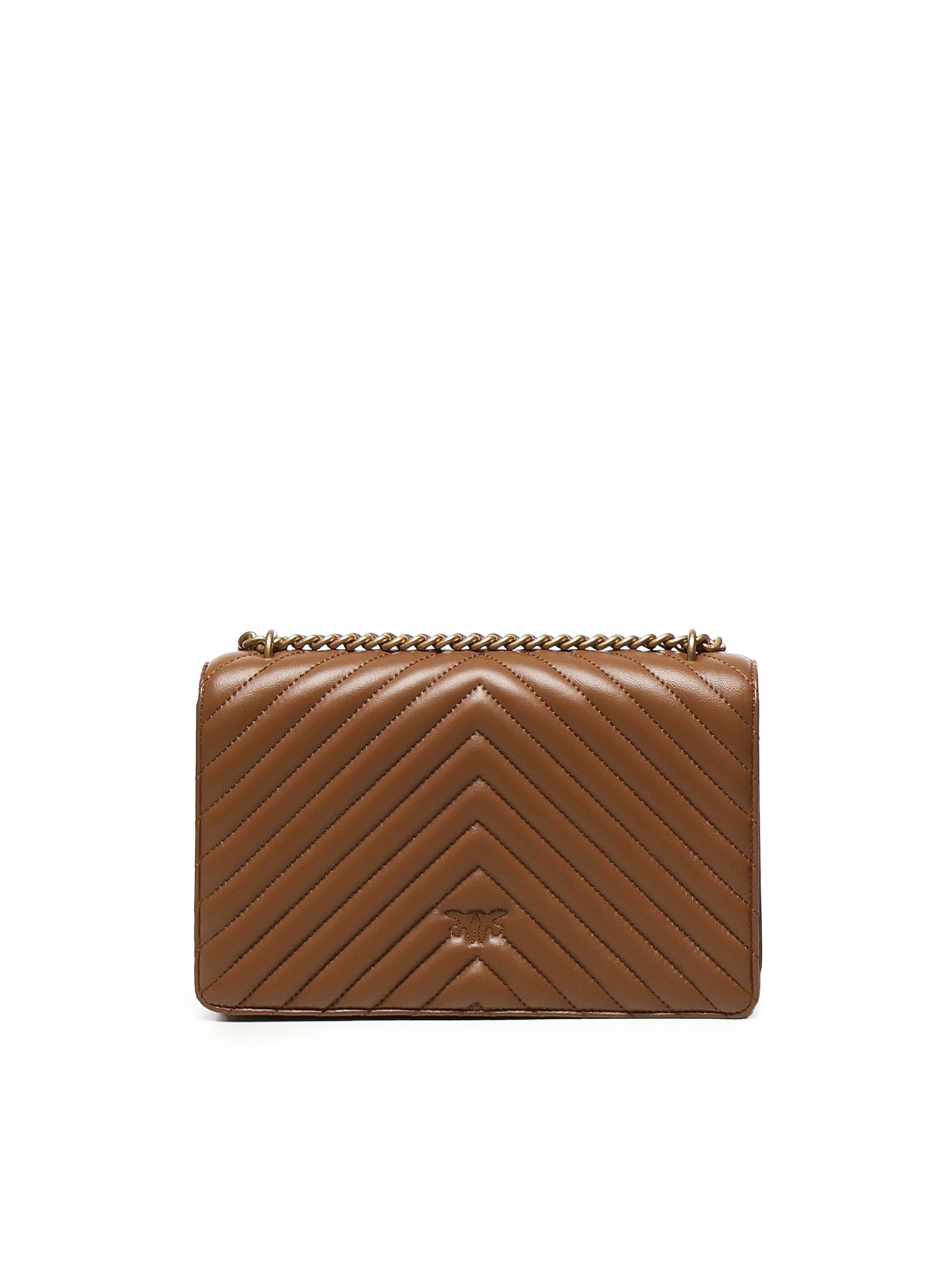 Borsa media a tracolla Love Bag One Chevron 100941 A0GKL17Q PINKO 