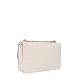 Borsa a tracolla media Love Bag One in pelle stampa coccodrillo 100941 A2YWZ15Q PINKO 