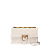 Borsa a tracolla media Love Bag One in pelle stampa coccodrillo 100941 A2YWZ15Q PINKO 