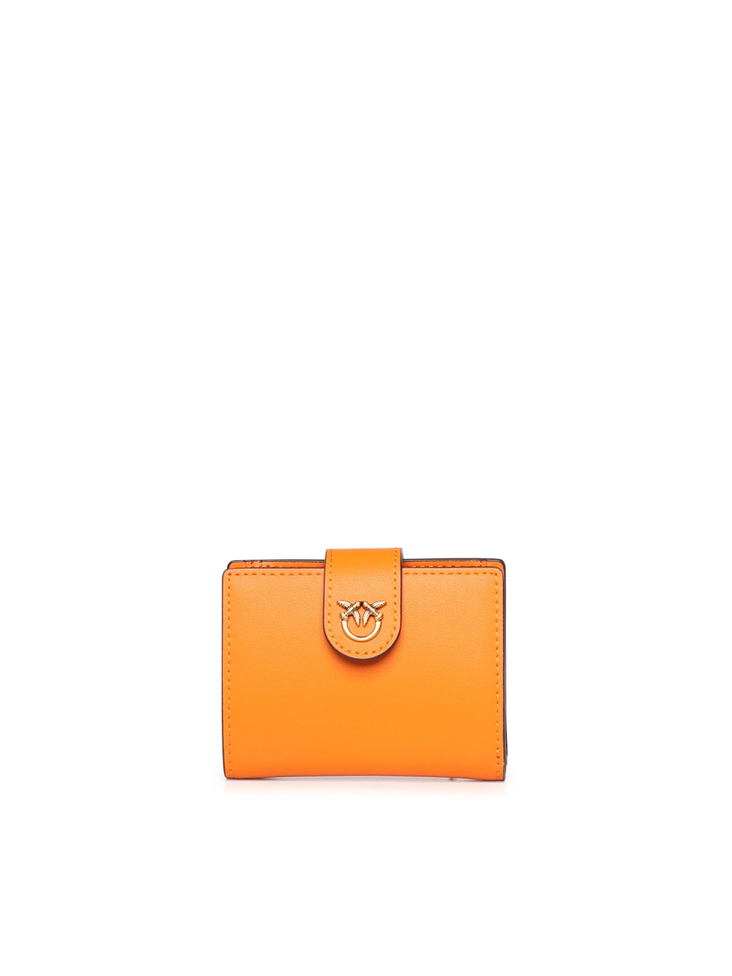 Portafoglio in pelle con logo 102840 A0F1A76Q PINKO 