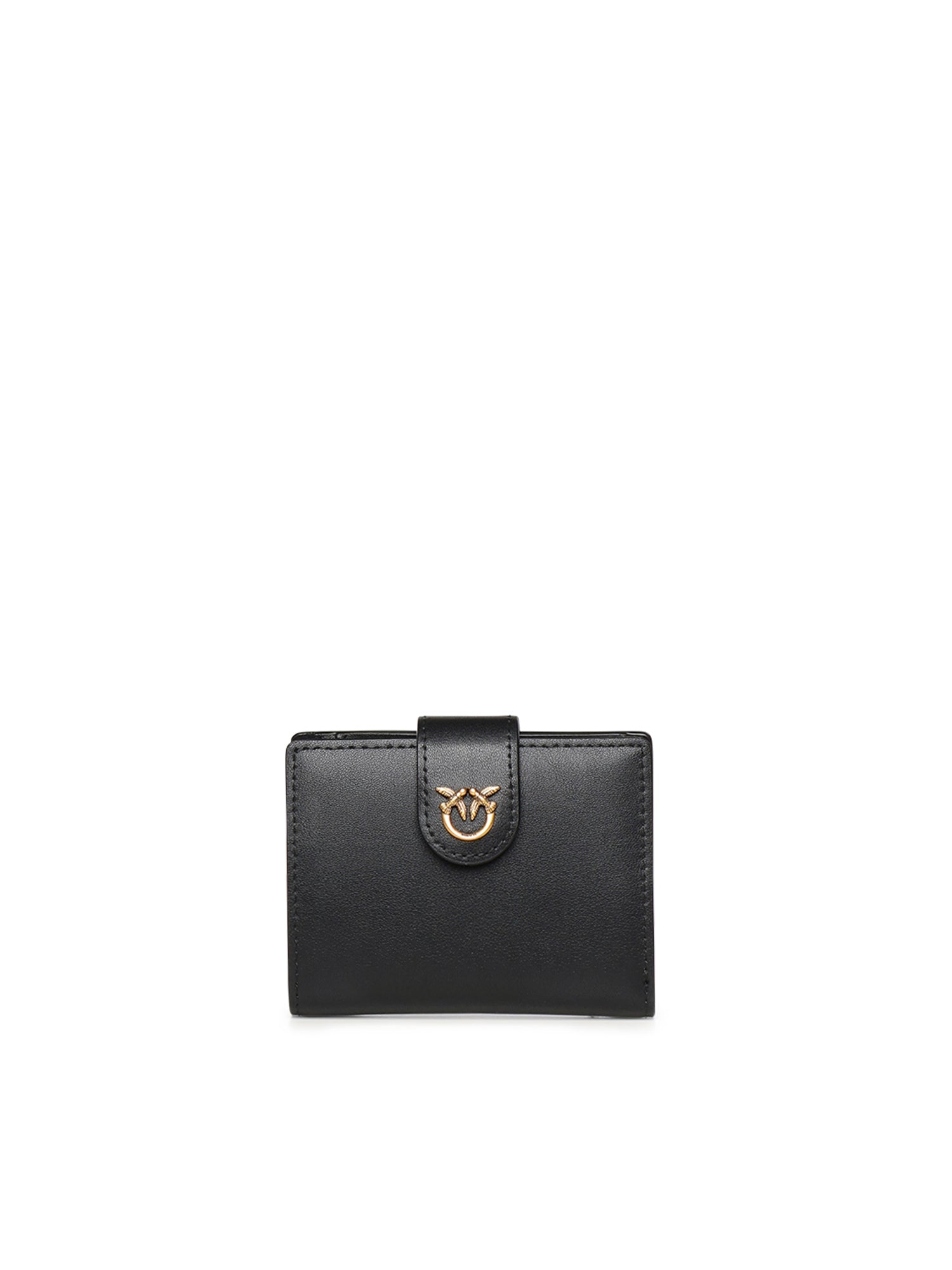 Portafoglio in pelle con logo 102840 A0F1Z99Q PINKO 
