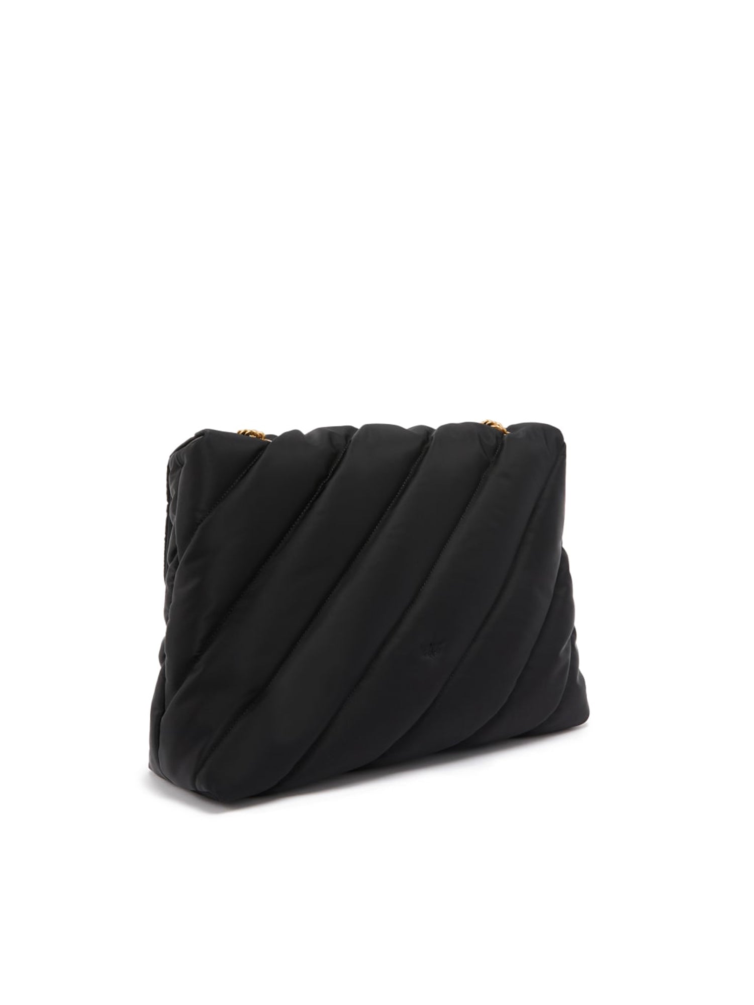 Borsa a tracolla maxi Extra Love Bag Puff in nylon 103347 A358Z99Q PINKO 