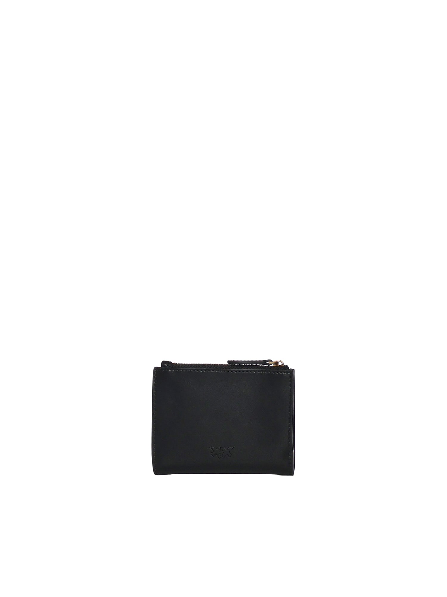 Portafoglio in pelle con logo<BR/> 103610 A0F1Z99Q PINKO 