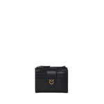 Portafoglio in pelle con logo<BR/> 103610 A0F1Z99Q PINKO 