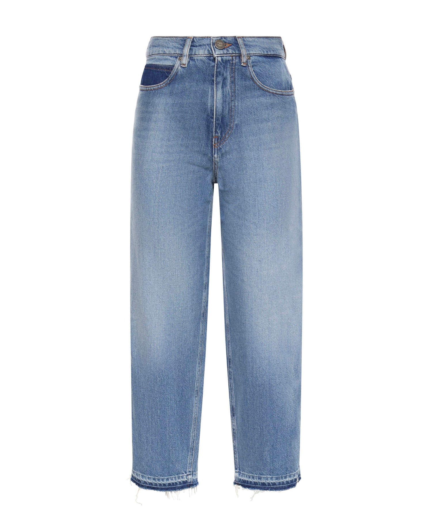 Jeans balloon fit con scoloriture 103857 A341PJF PINKO 